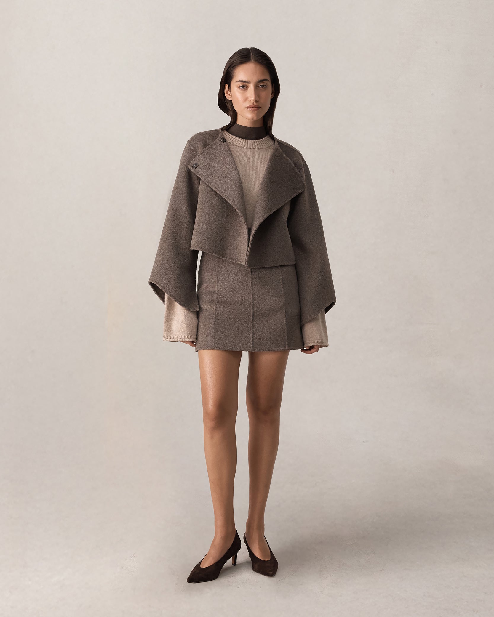 Rosie Mini Skirt - Brindle