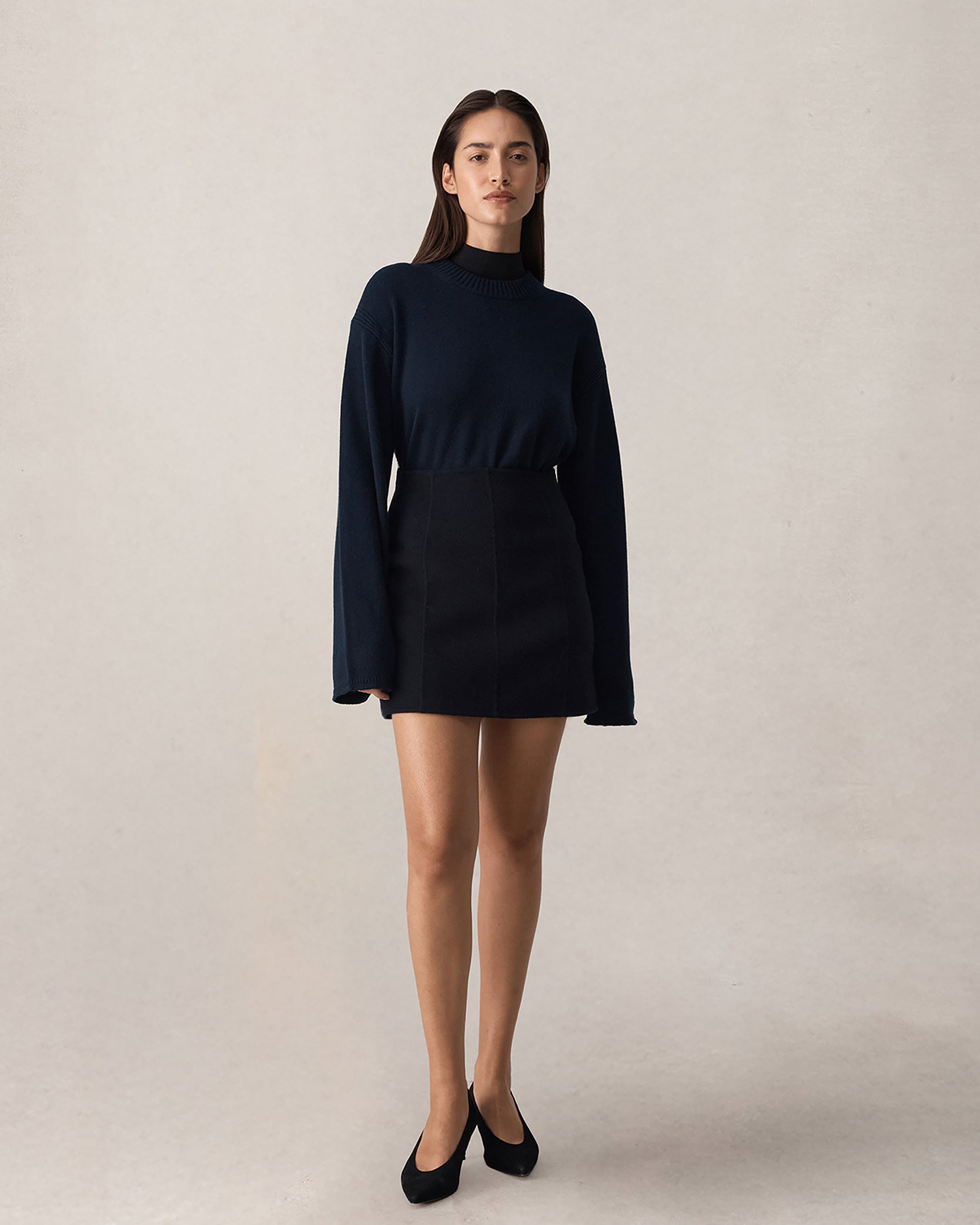 Rosie Mini Skirt - Navy