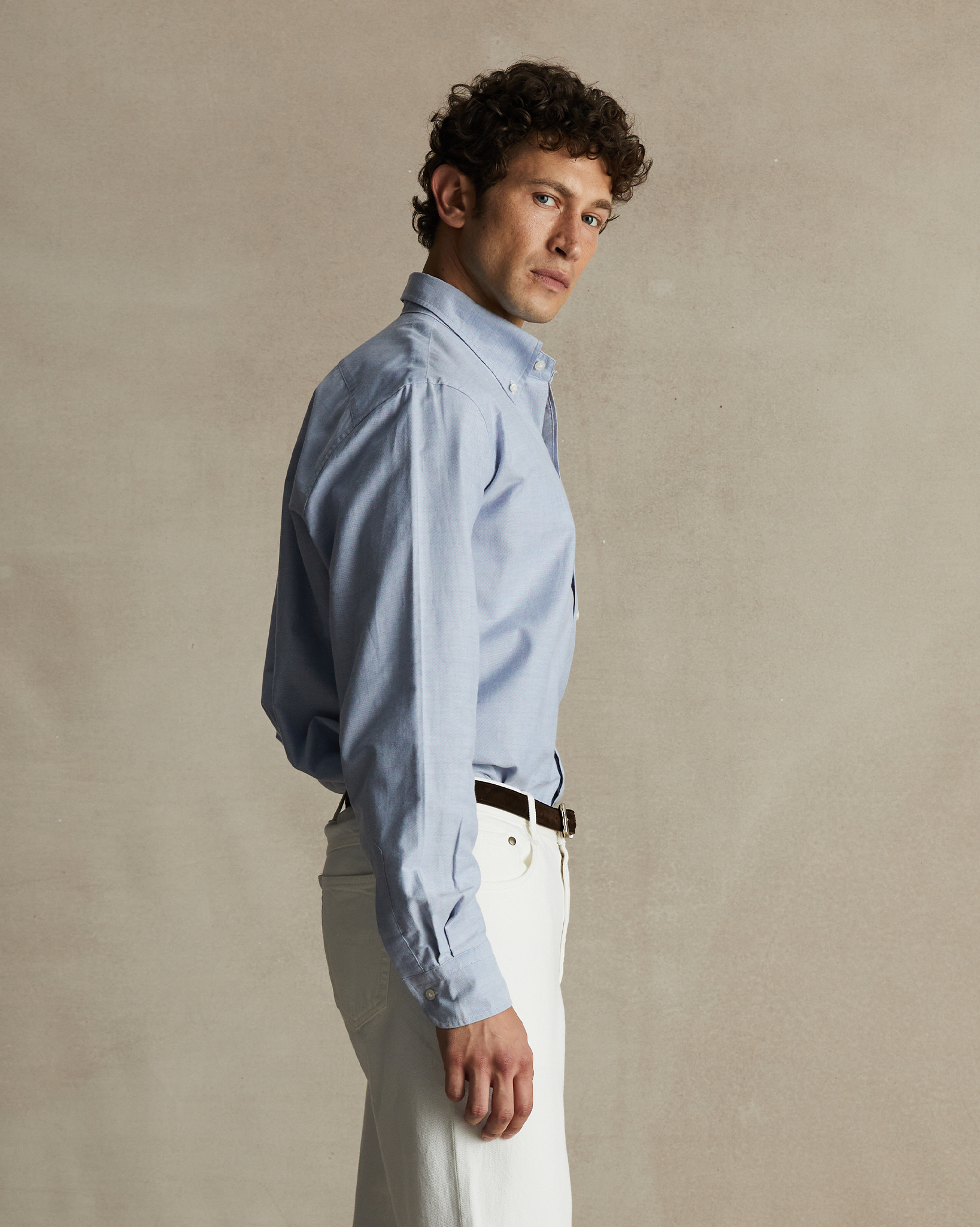 Mid Blue Oxford Shirt