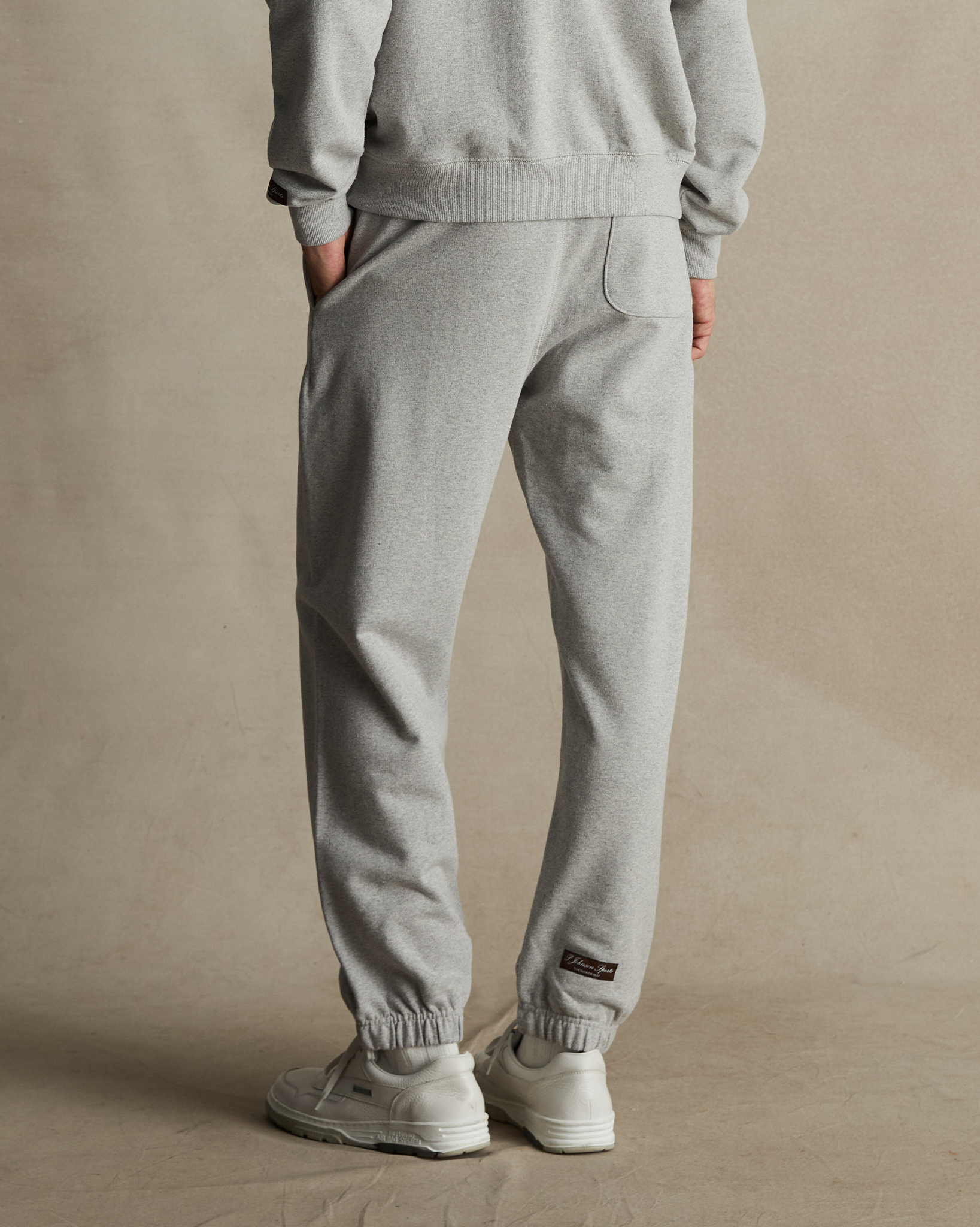 Grey Organic Cotton Track Pants