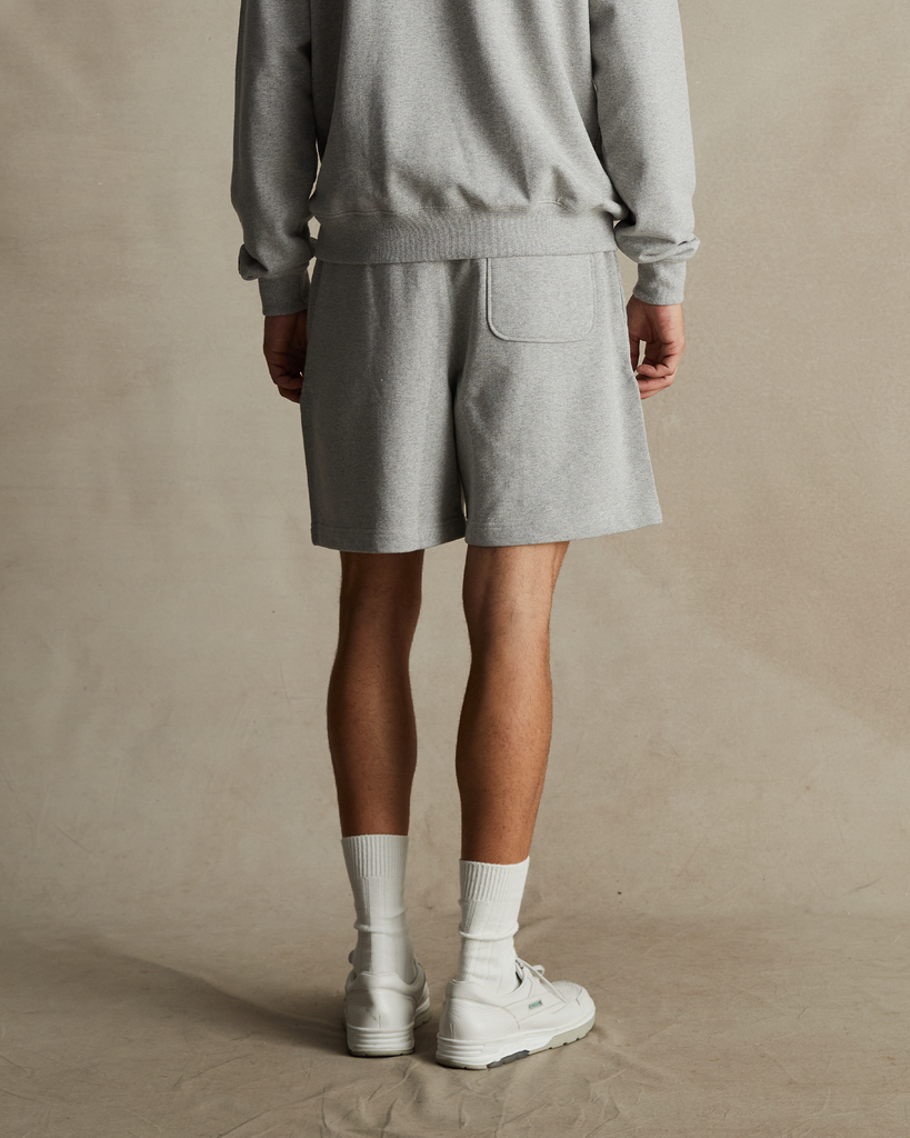 Grey Organic Cotton Track Shorts