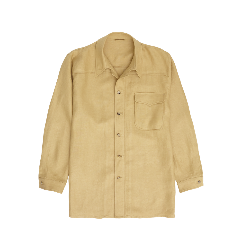 Safari Twill Linen Corbu Overshirt