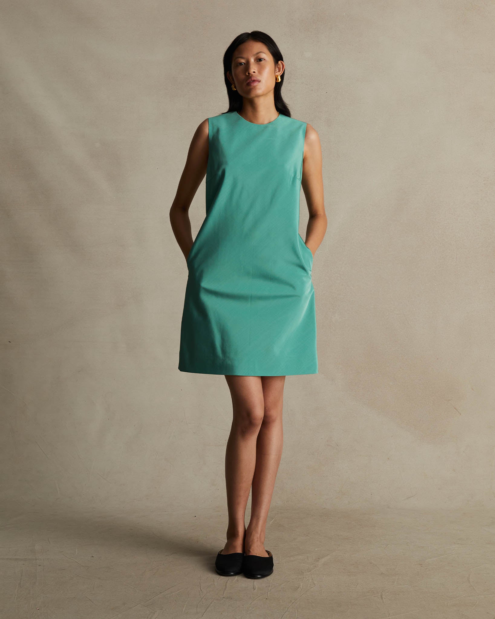 Chelsea Dress - Seafoam Moire