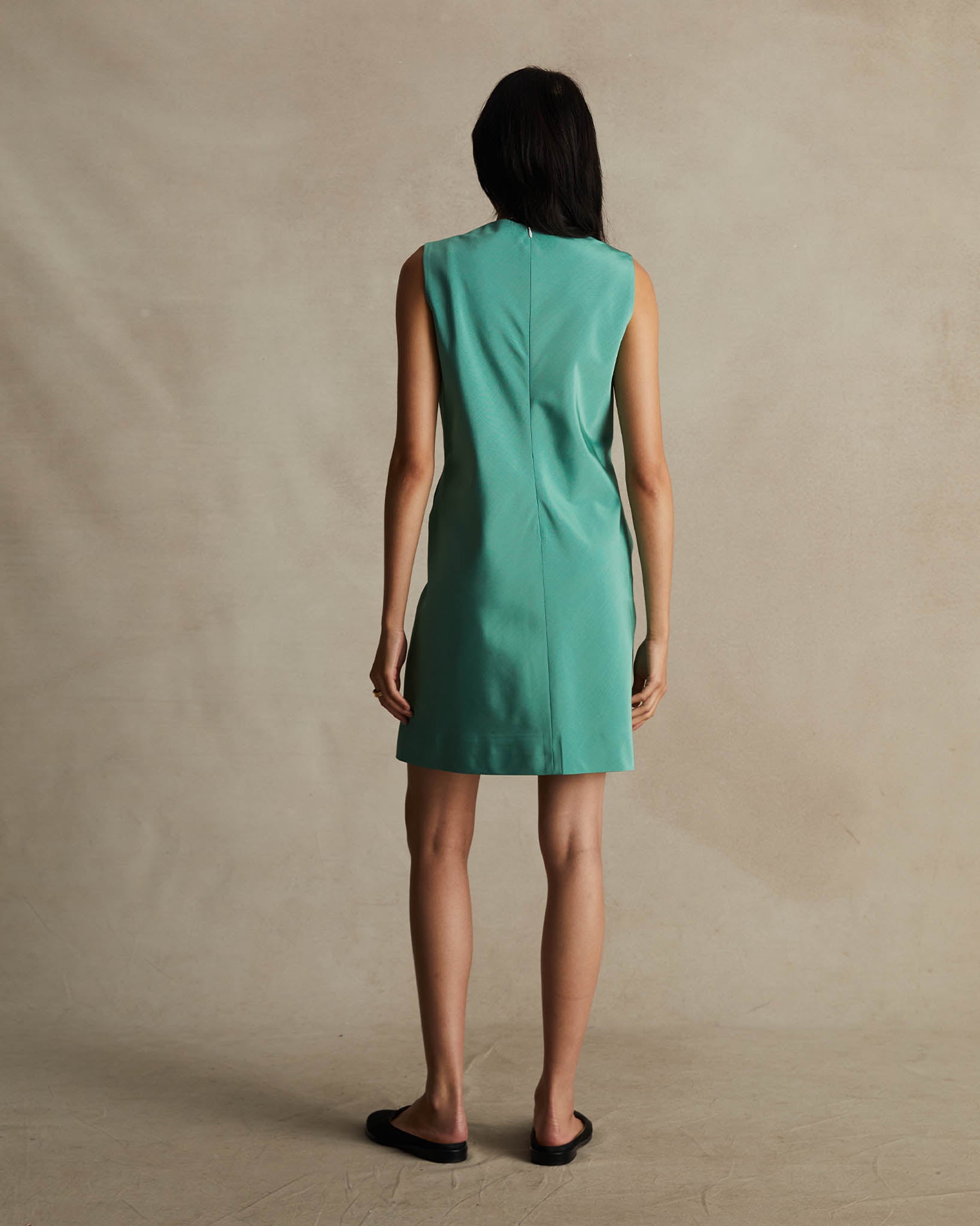 Chelsea Dress - Seafoam Moire