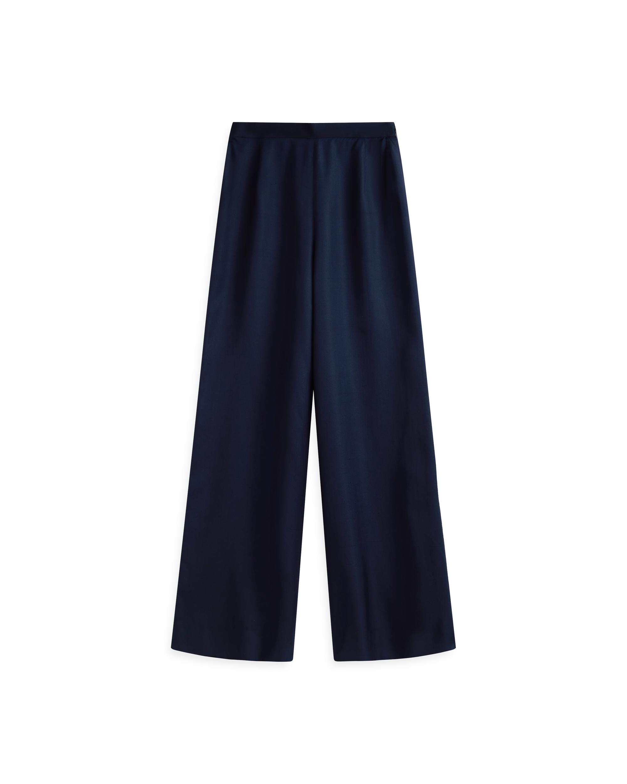 Sofia Trouser - Navy Dupioni