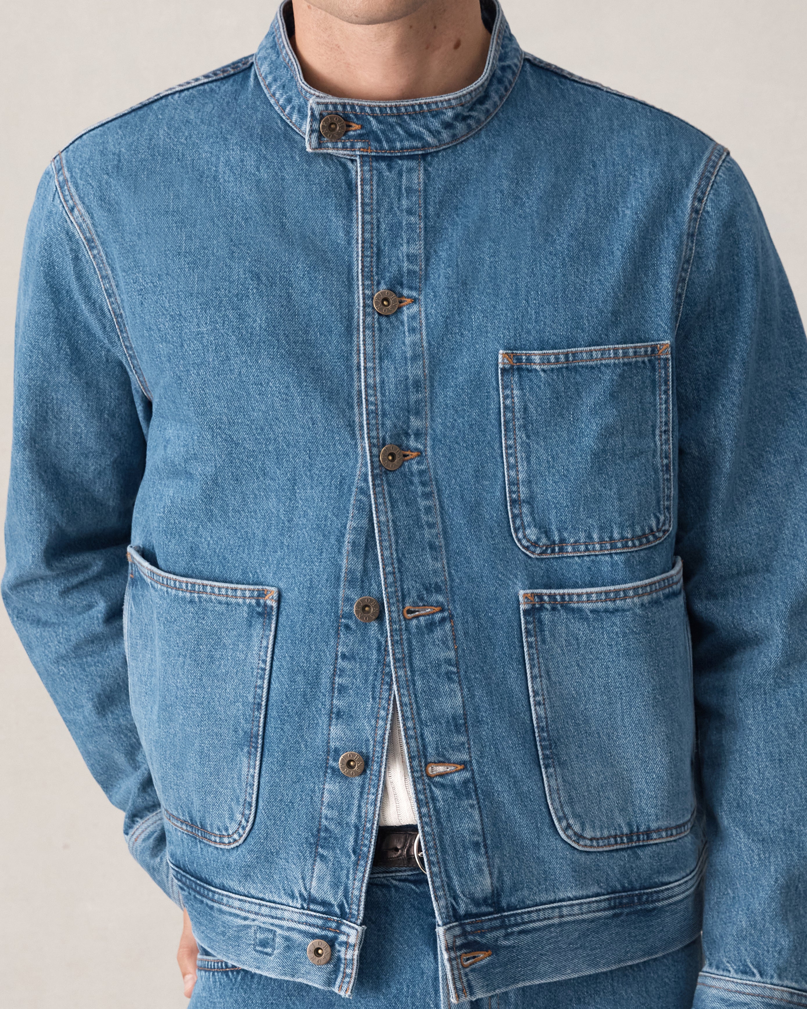 Sonny Denim Jacket - Mid Indigo