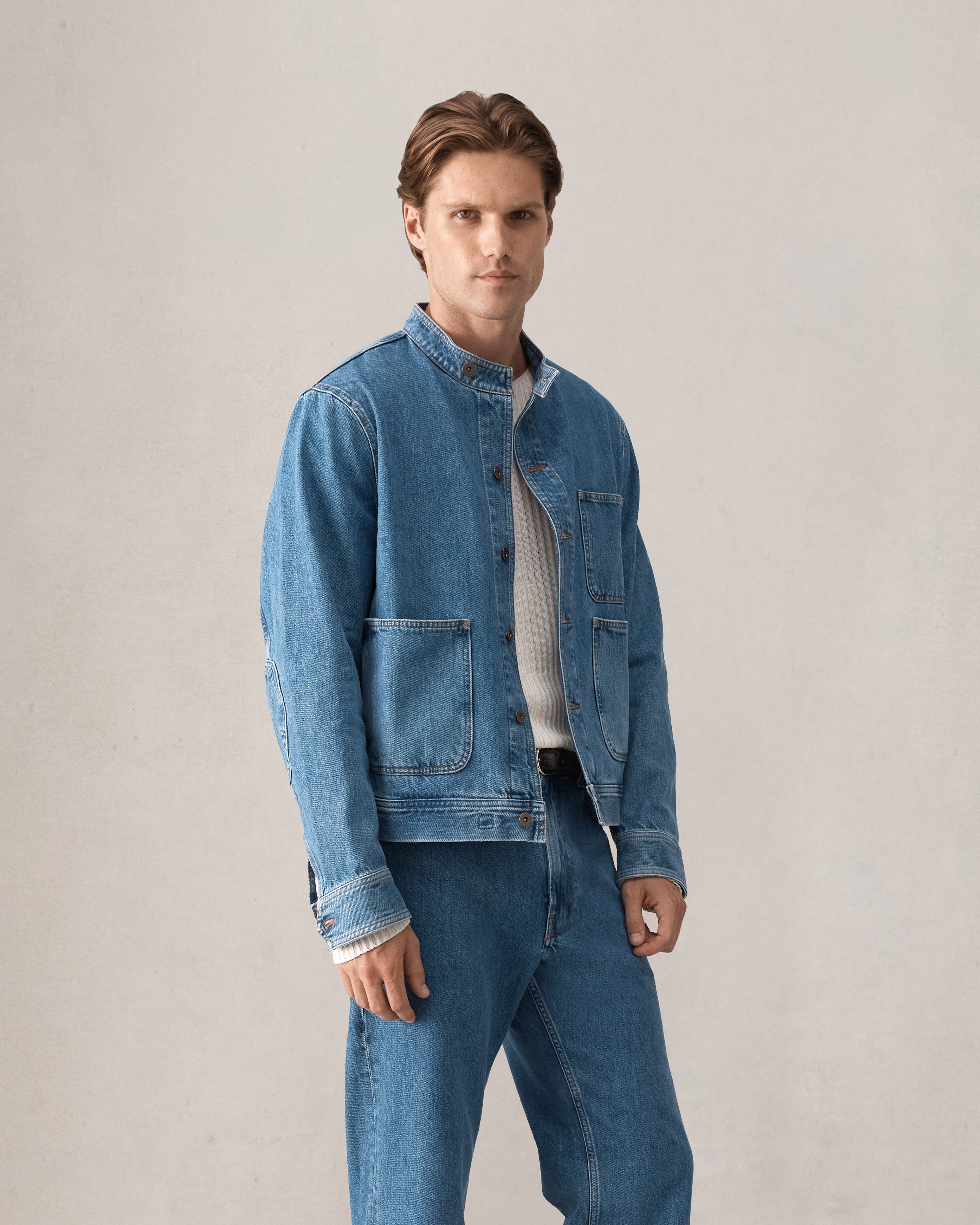 Sonny Denim Jacket - Mid Indigo