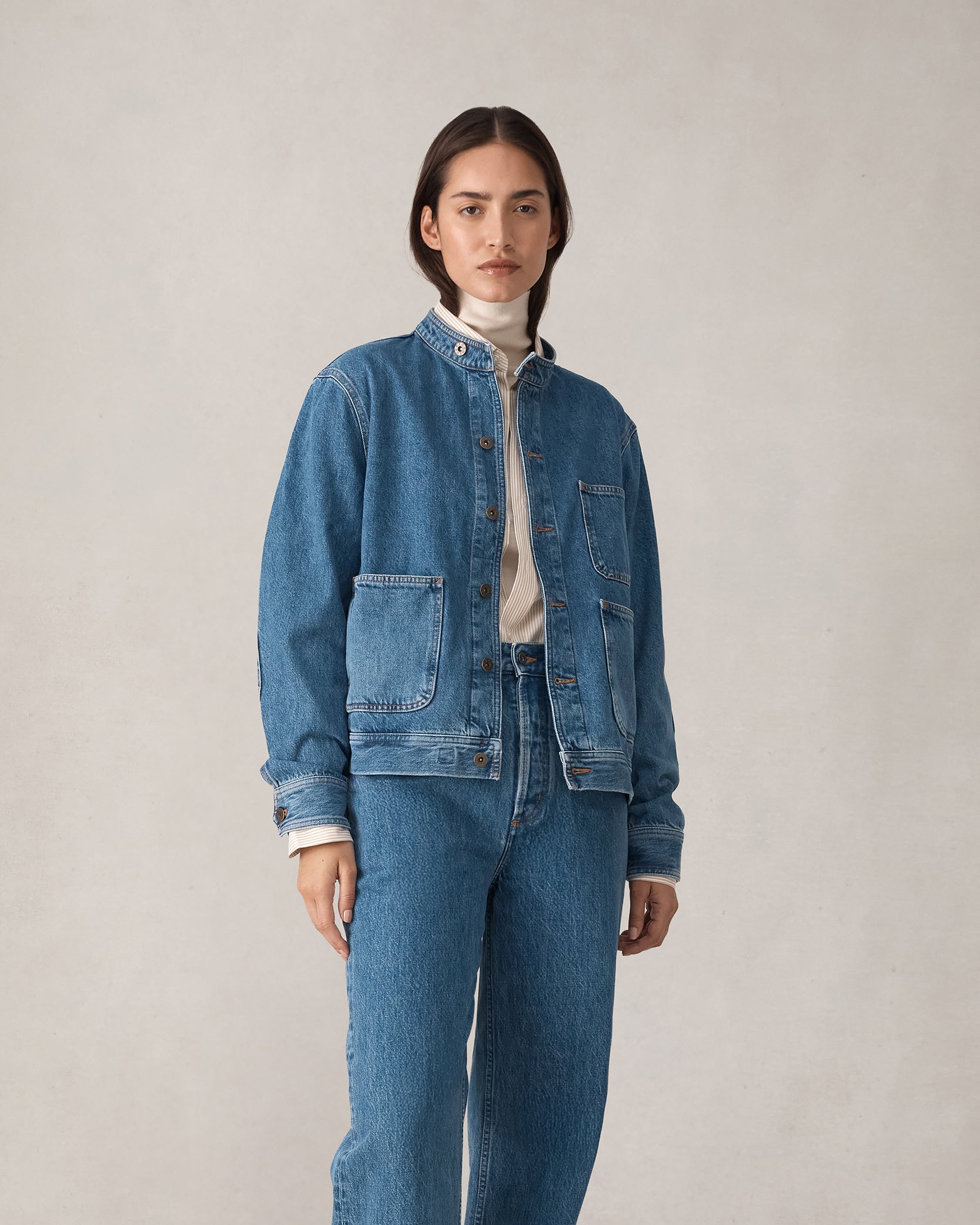 Sonny Denim Jacket - Mid Indigo