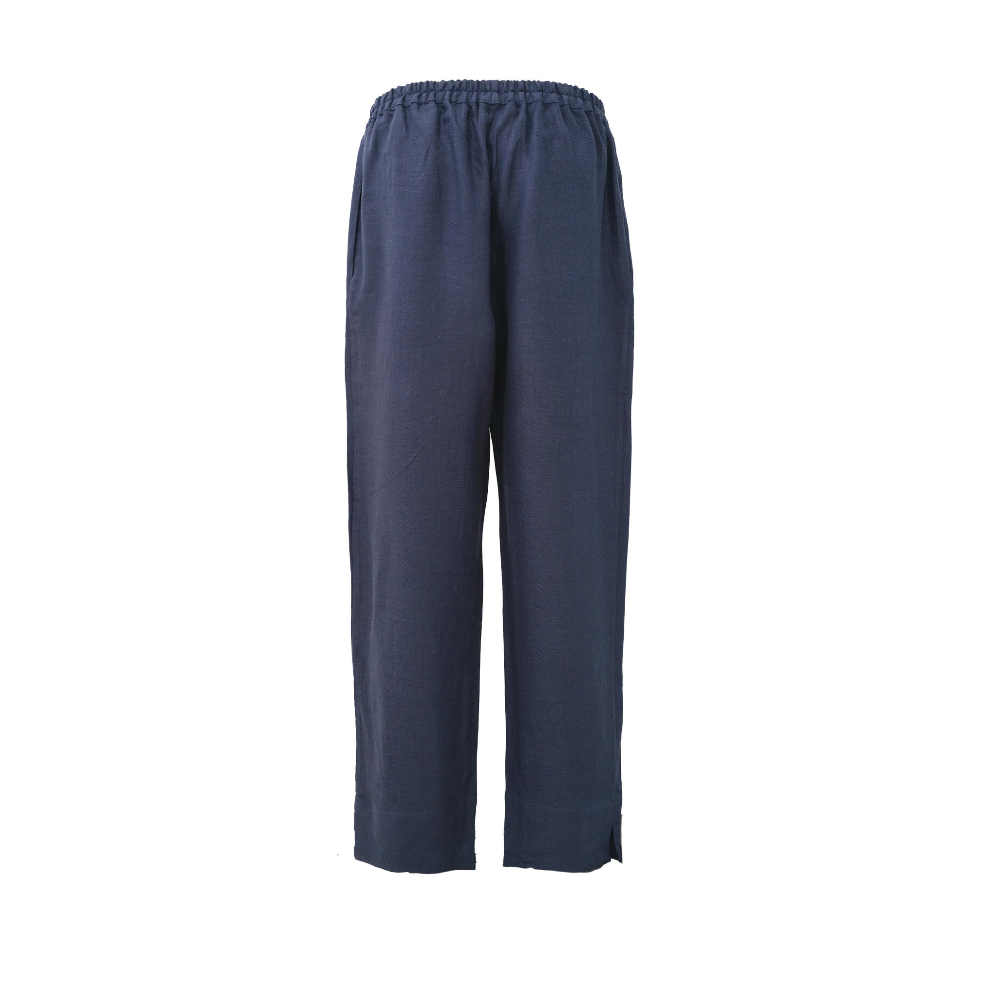 Navy Twill Linen Resort Pants