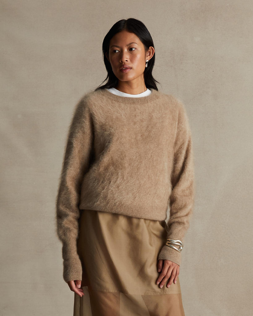 Taupe Emily Cashmere Sweater