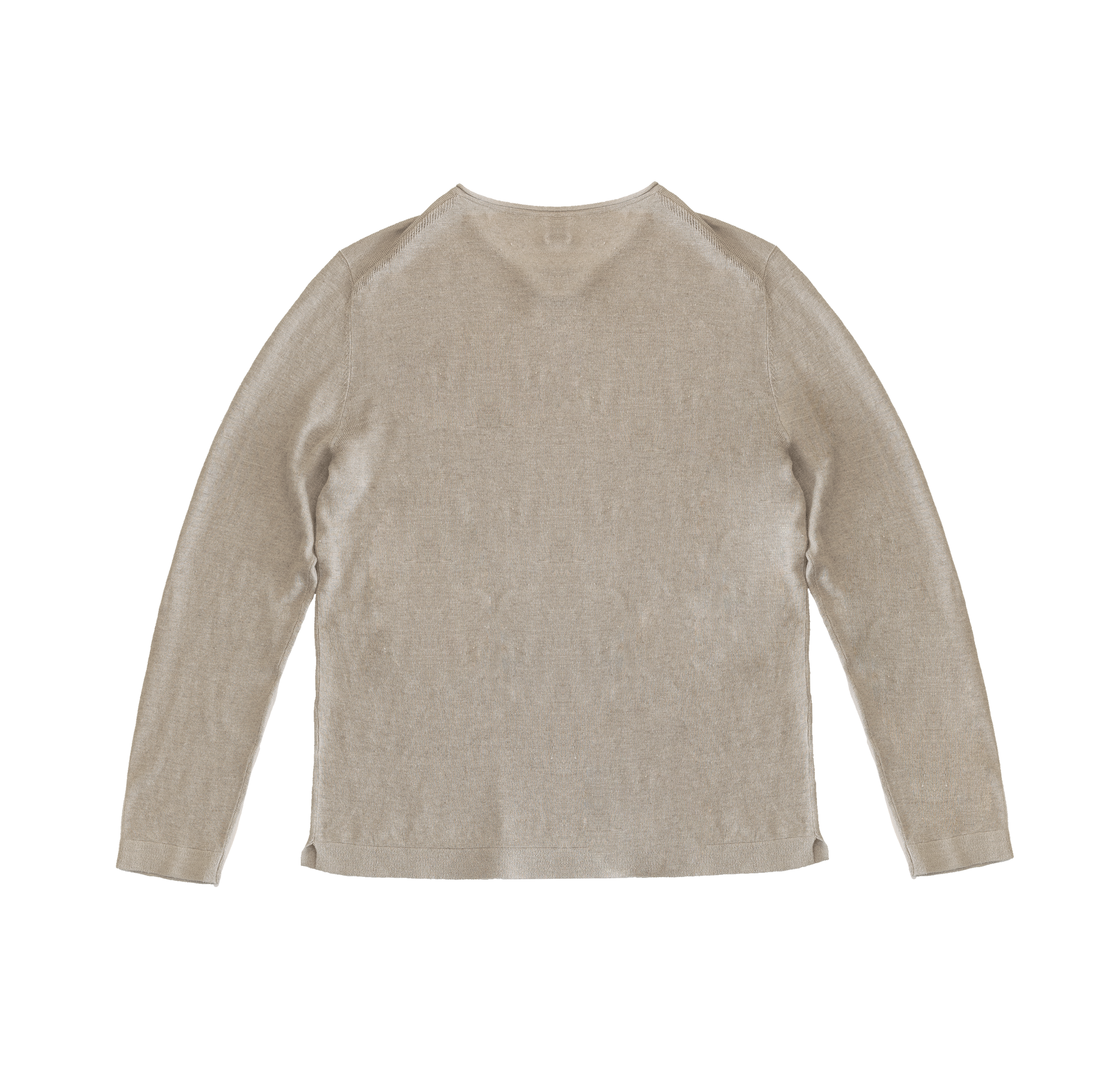 【新品未使用】THETOE TOÉ HAMPTON SWEATSHIRT グレー Taupelinensweater-back_2400x.