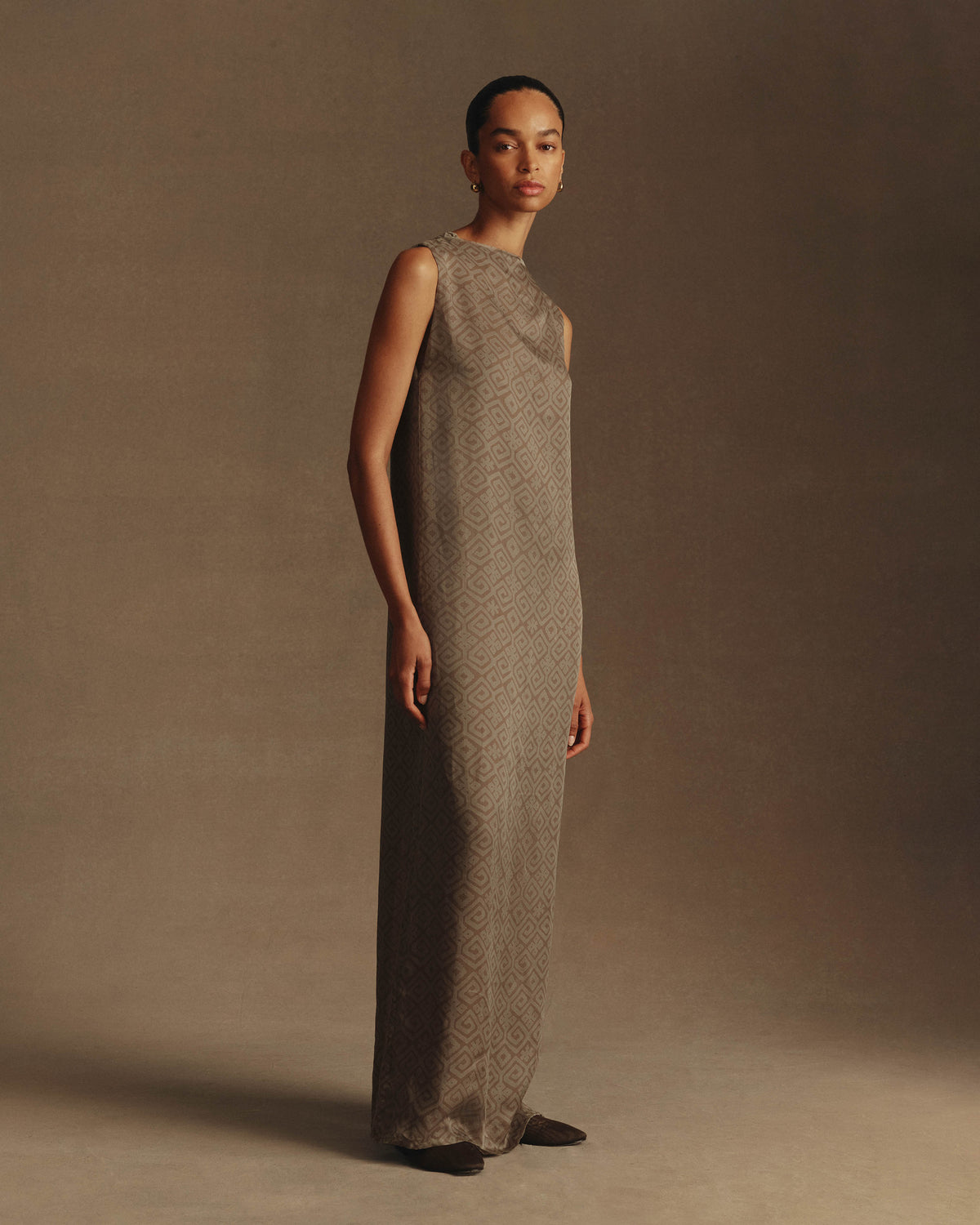 Tia Dress - Papori Shadow