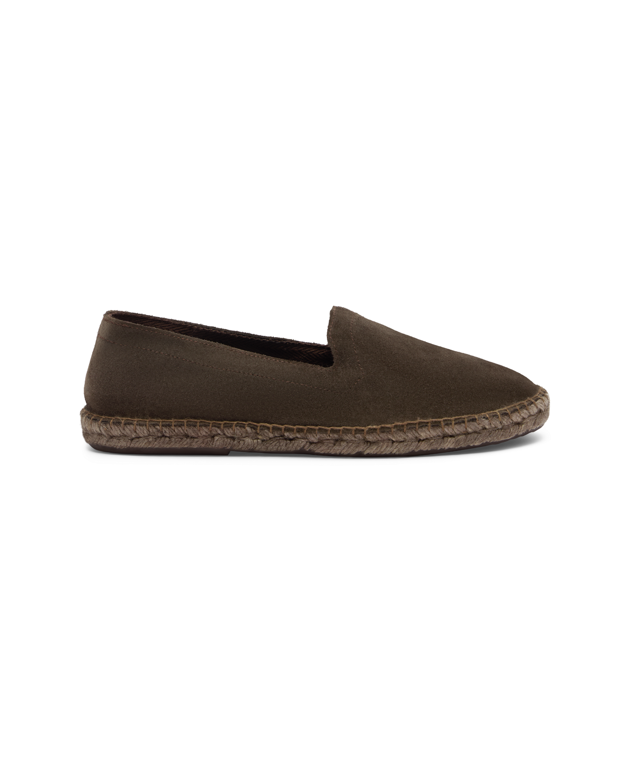 Suede Tonal Espadrille - Espresso
