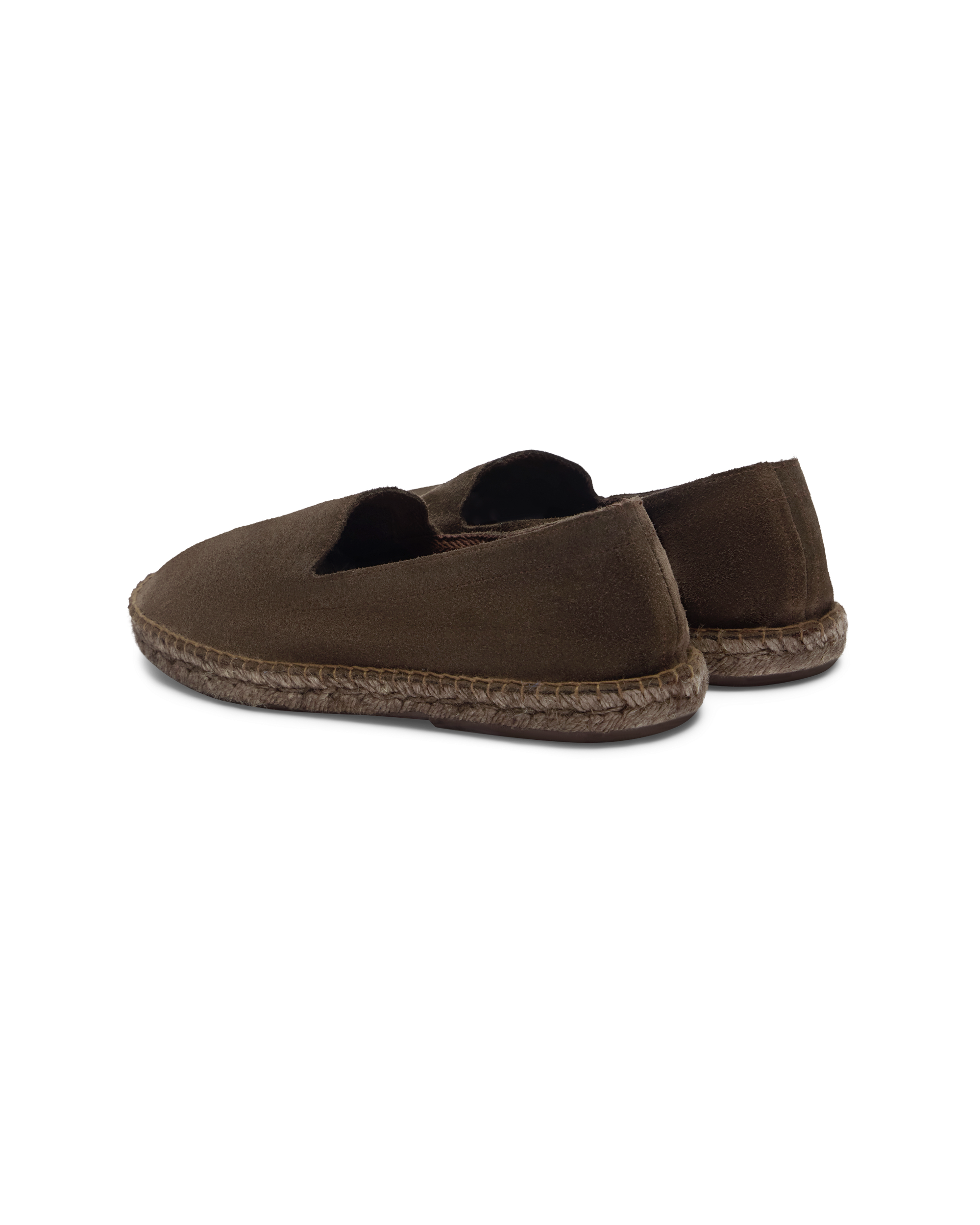 Suede Tonal Espadrille - Espresso