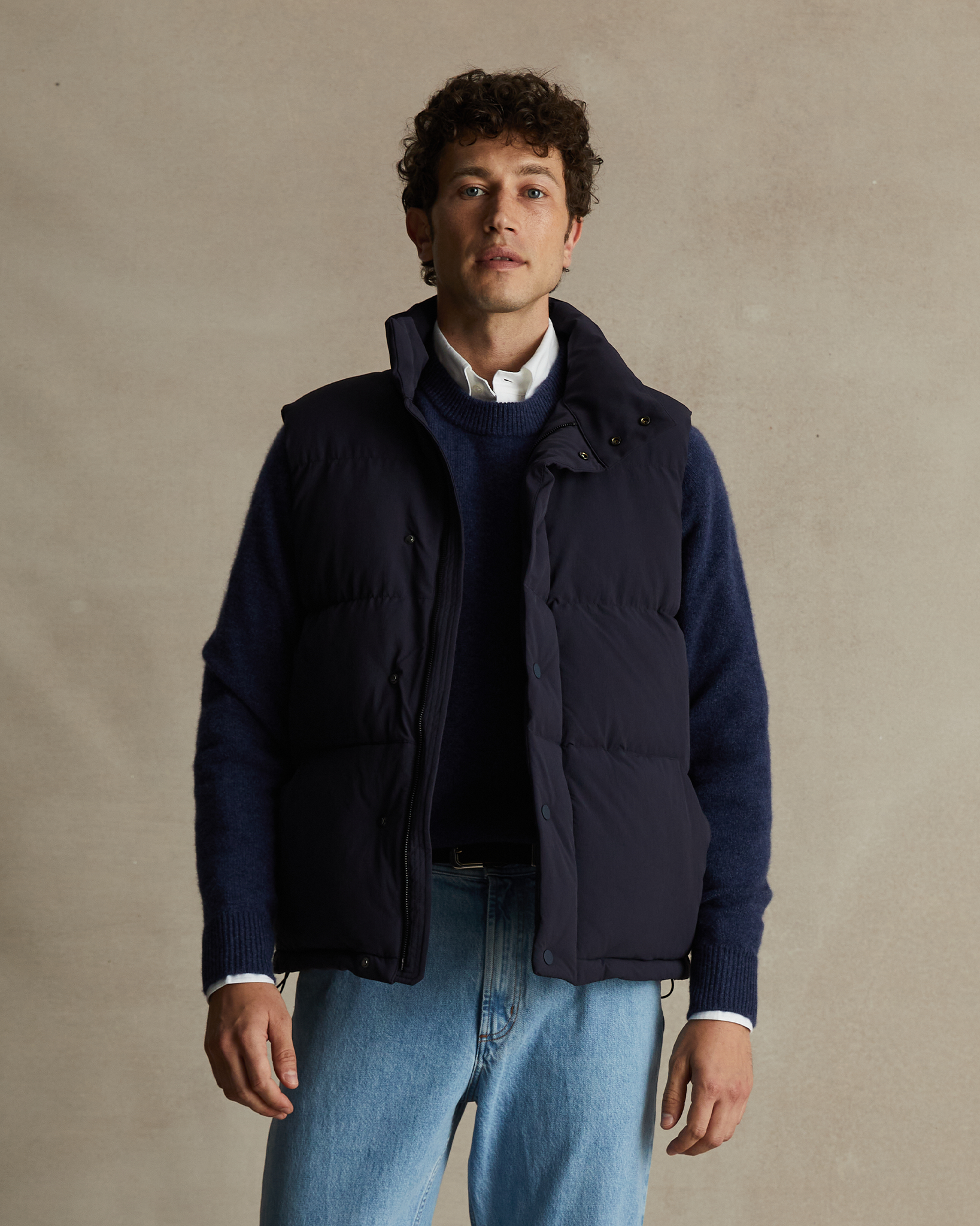 Navy Alpine Vest | P Johnson