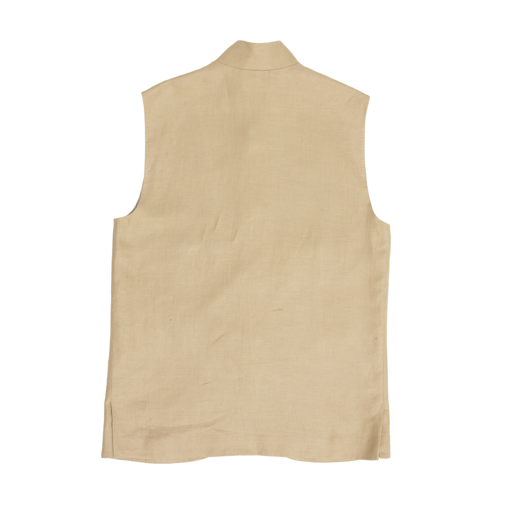 Safari Twill Linen Corbu Vest