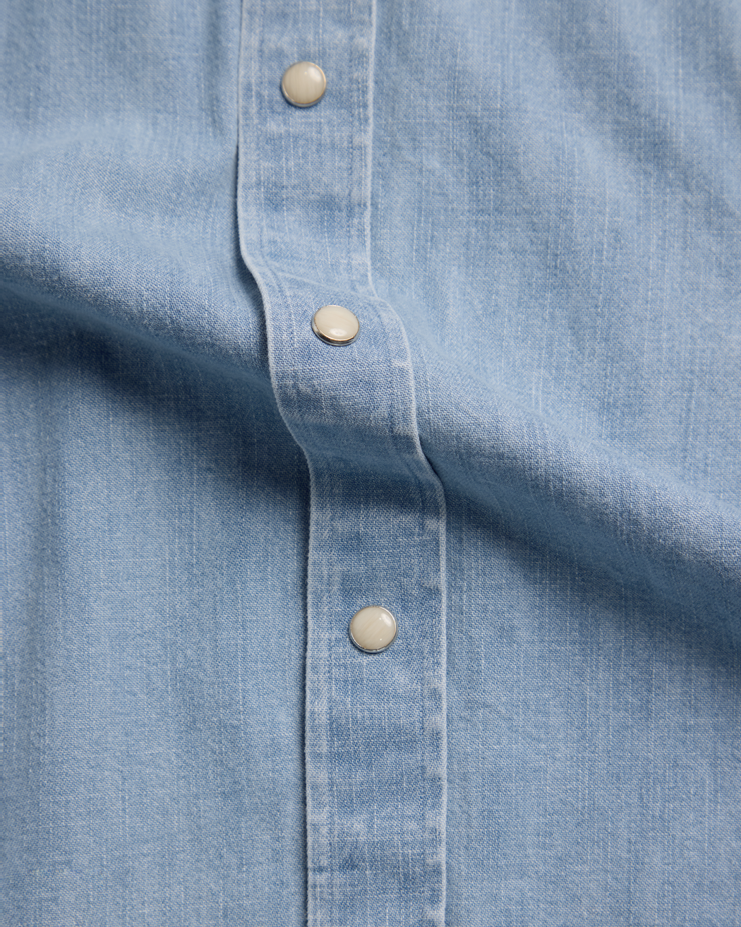 Western Shirt - Washed Denim