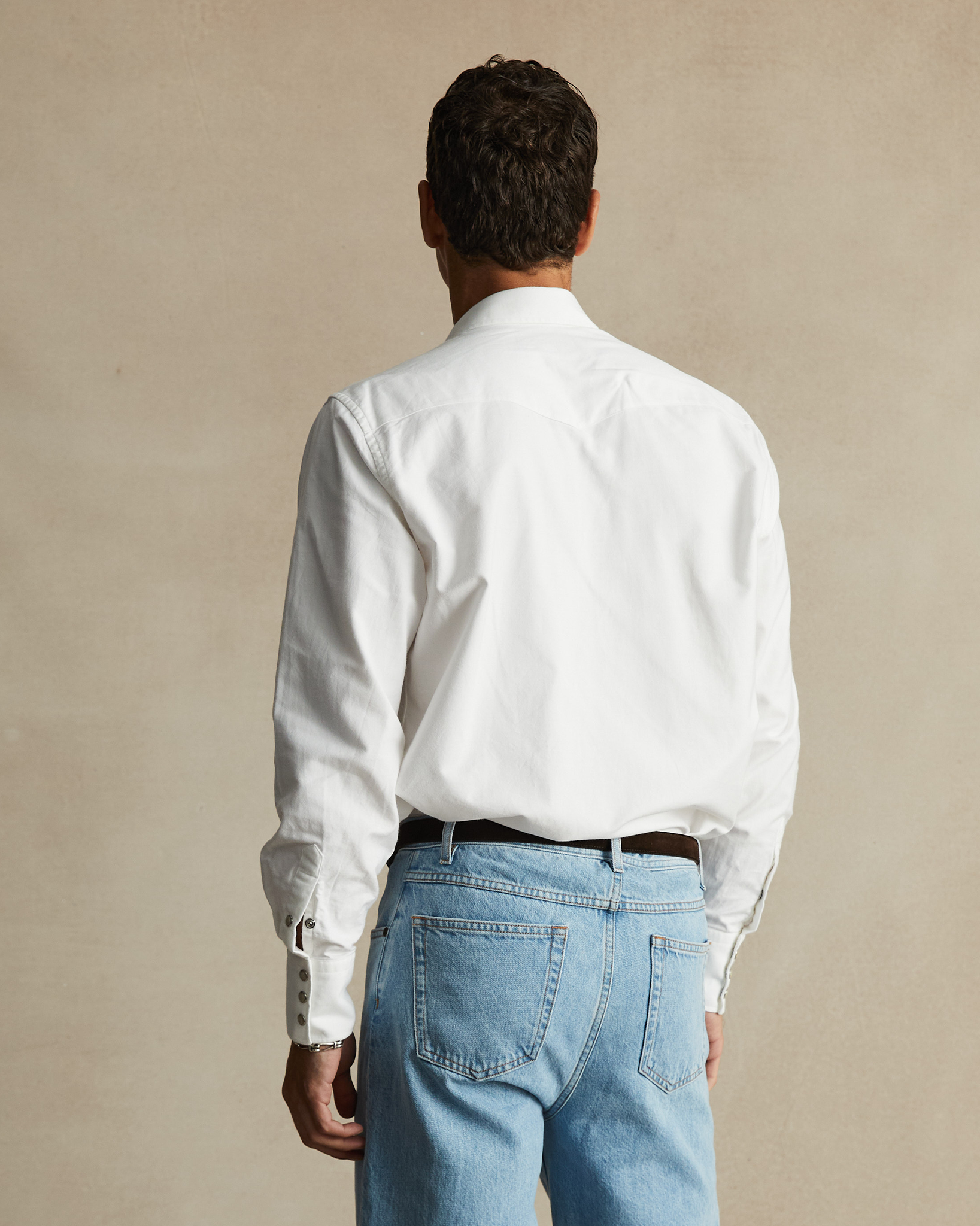 Western Shirt - White Oxford