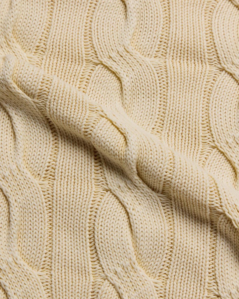 Yachtie Cable Sweater - Butter