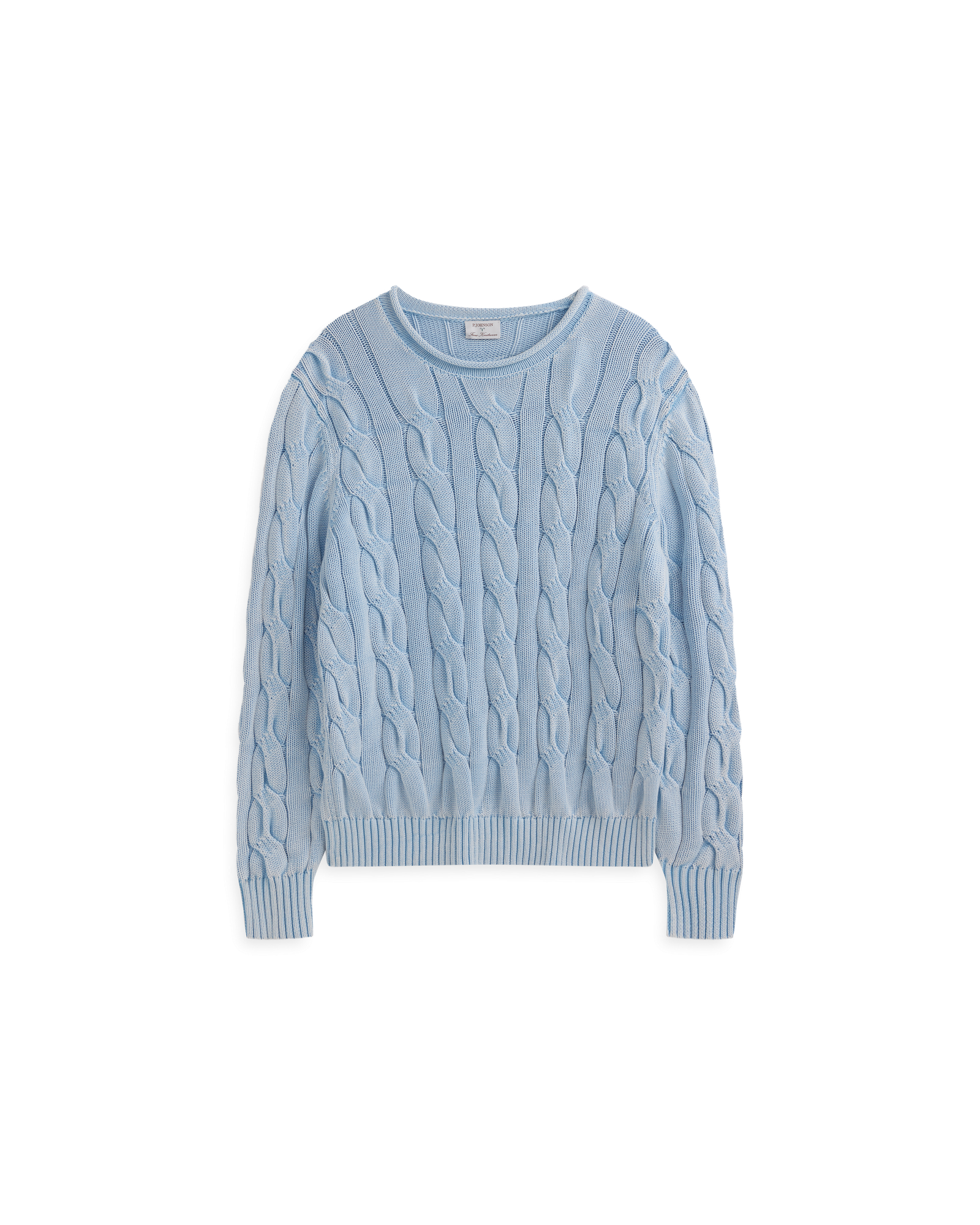 Yachtie Cable Sweater - Powder Blue