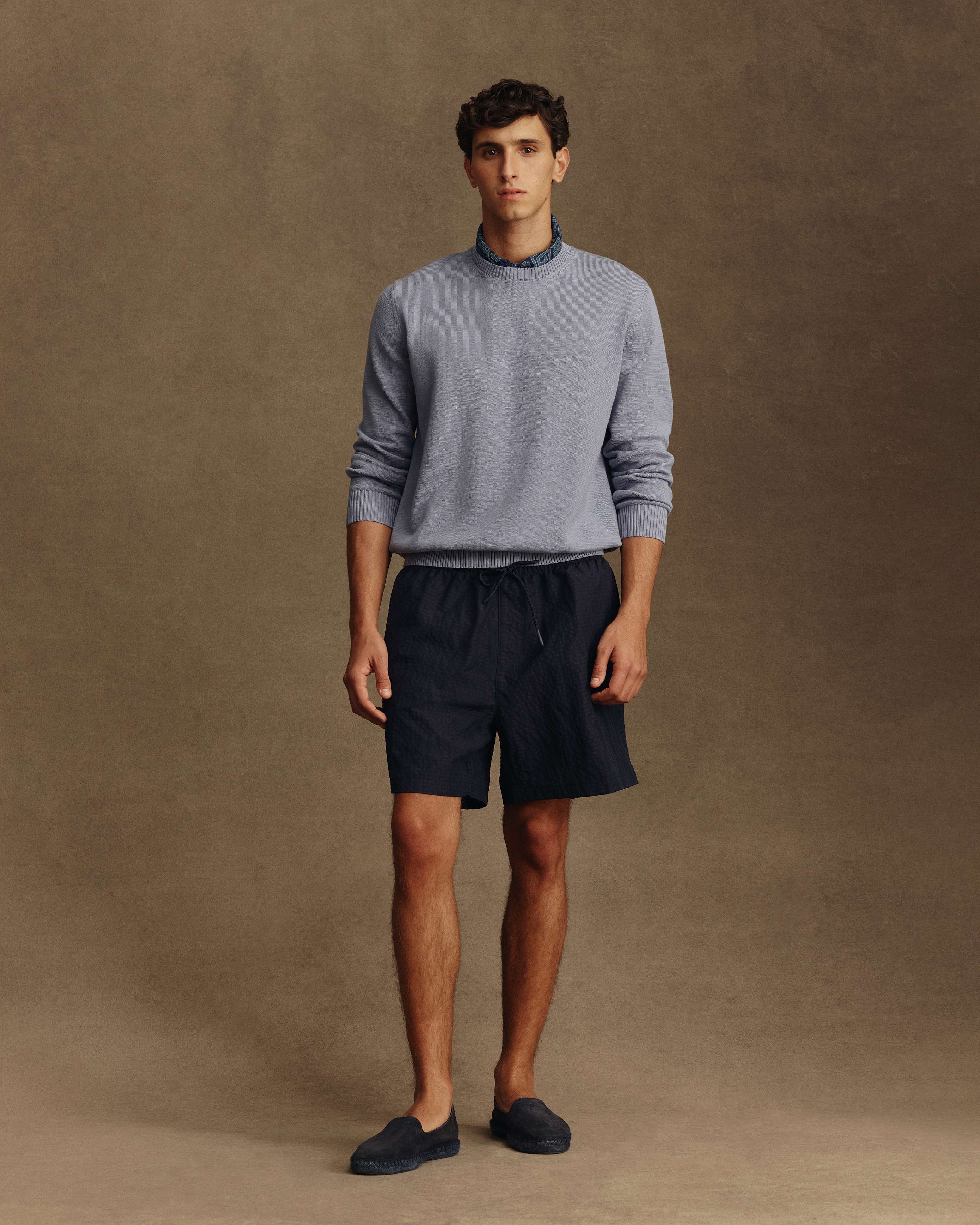 Yachtie Sweater - Denim Blue