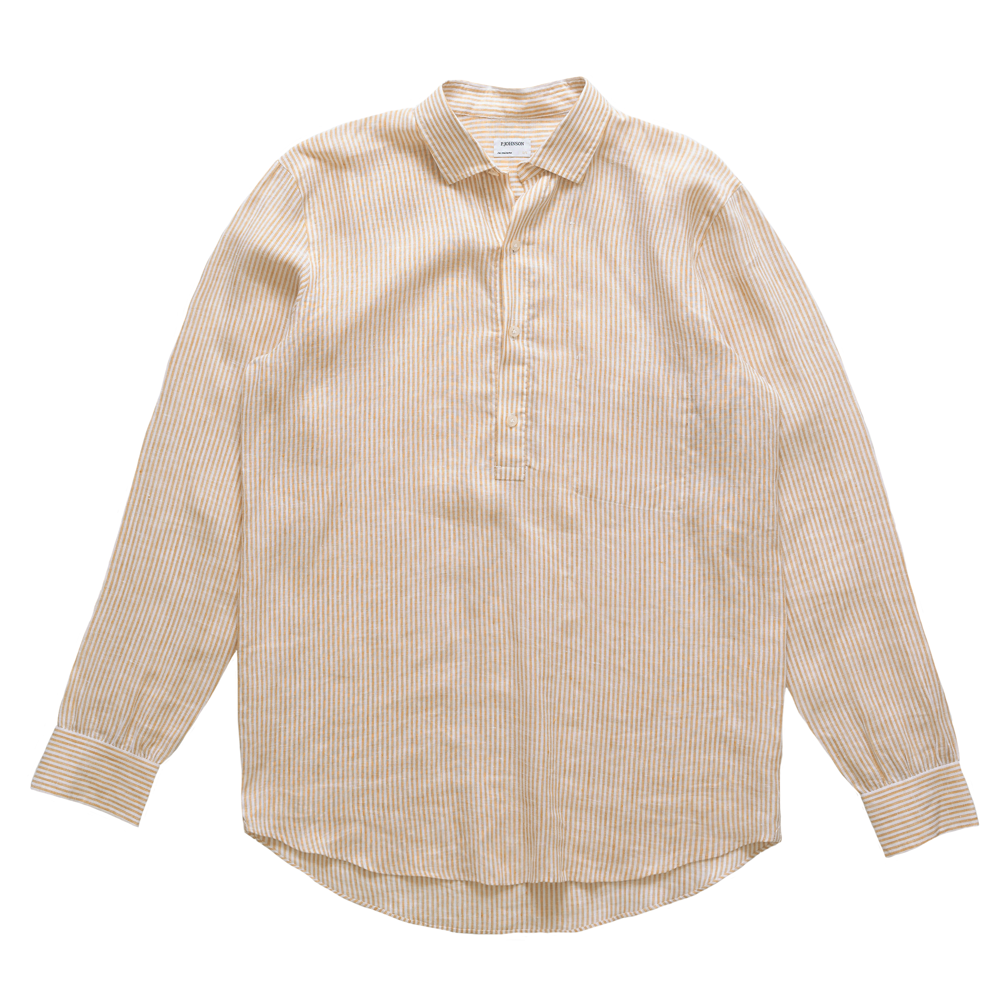 Yellow Stripe Linen Popover