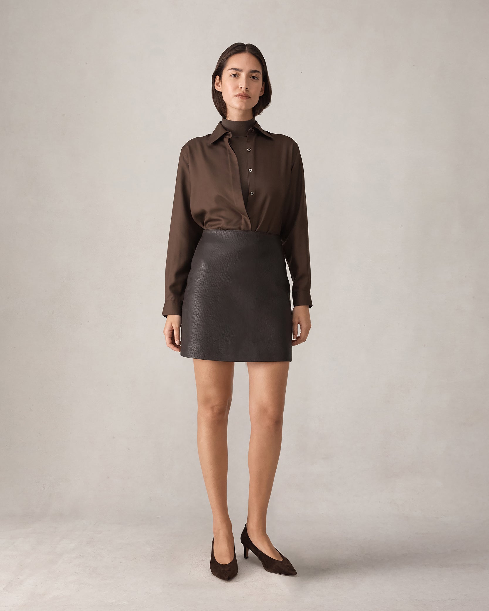 Zoë Skirt - Espresso