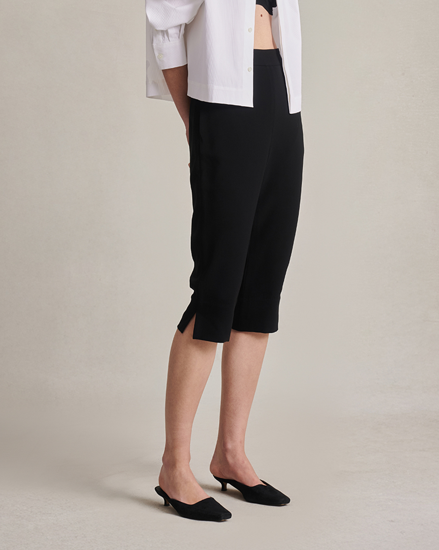 Scarlet Crop Pant - Black