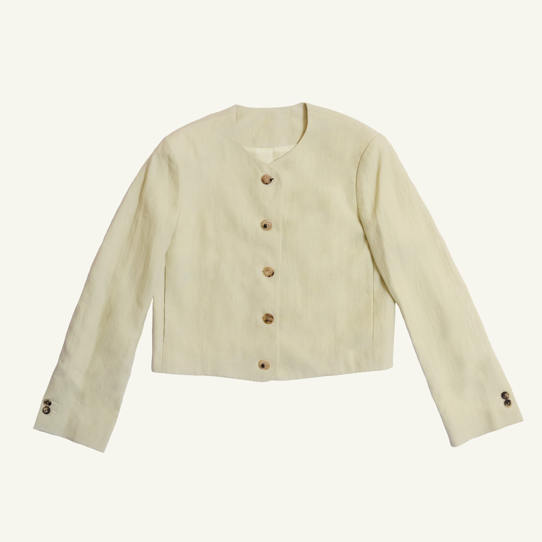 New Corta Jacket - Beige Linen