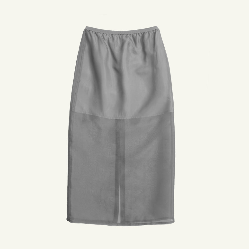 Organza Devon Skirt - Charcoal