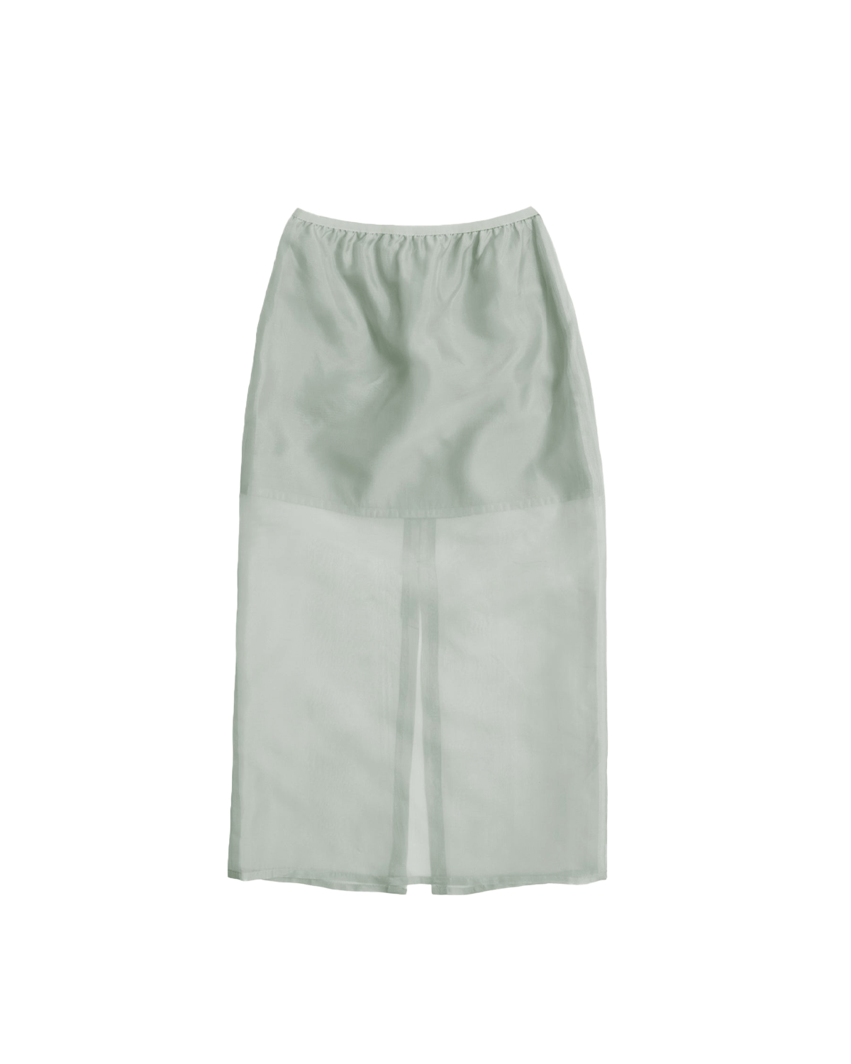 Organza Devon Skirt - Dusty Green