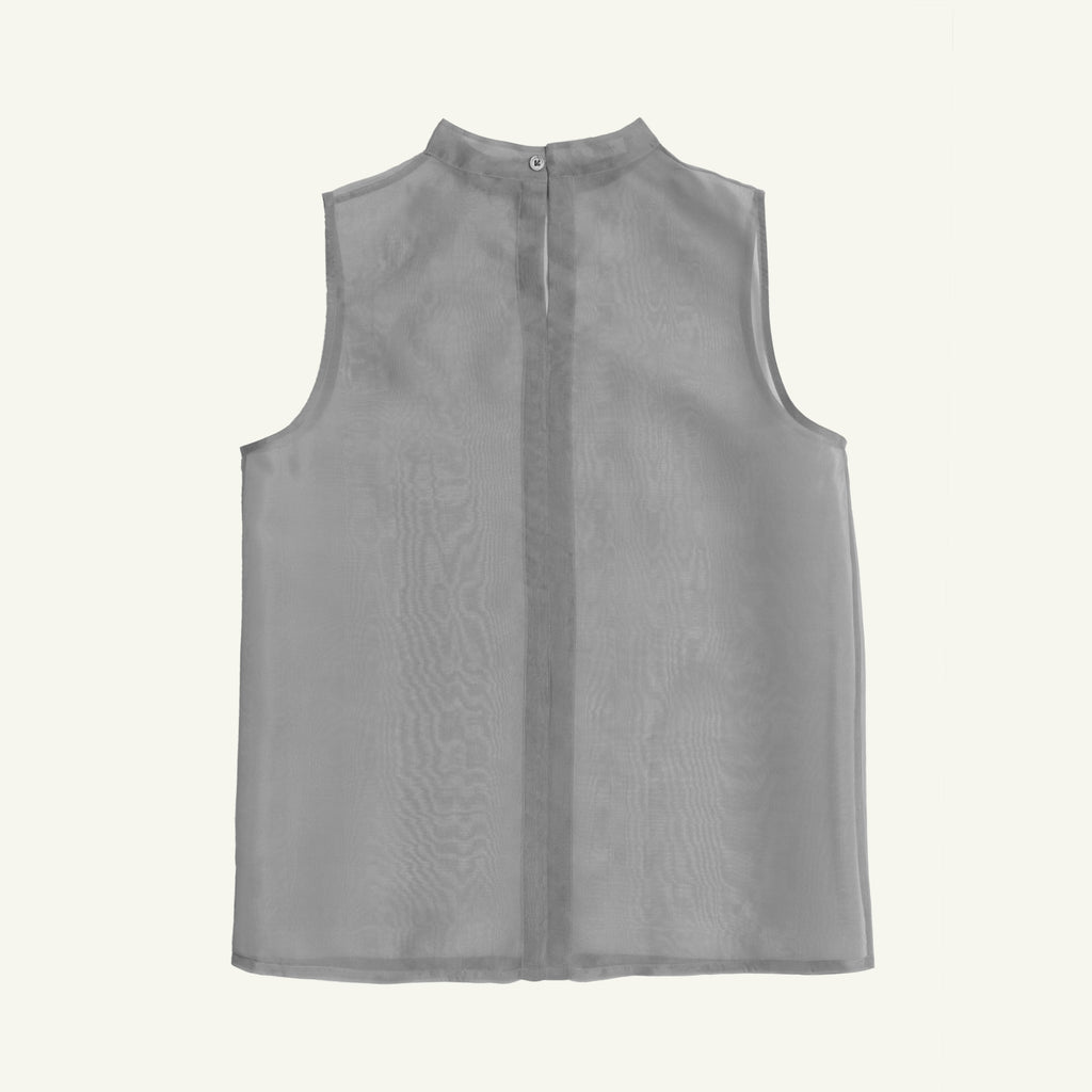 Organza Devon Top - Charcoal