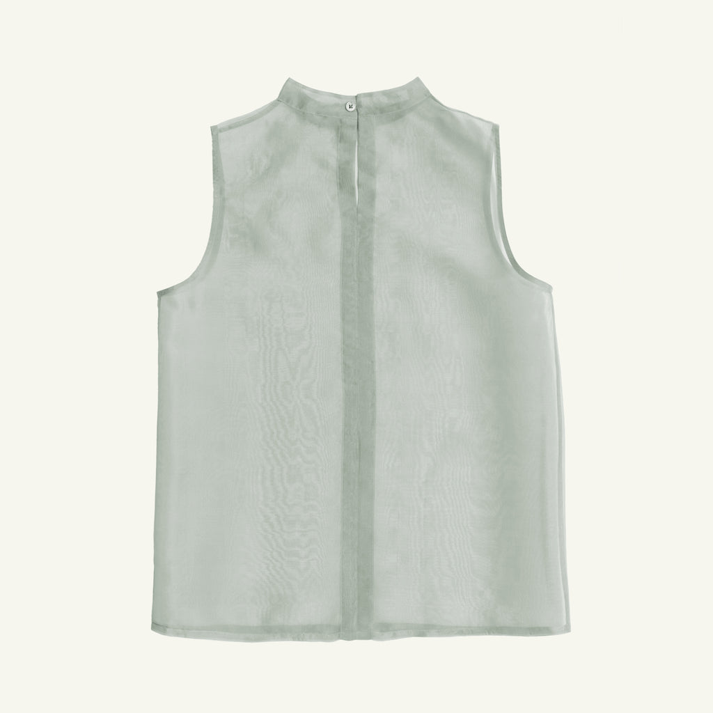 Organza Devon Top - Dusty Green