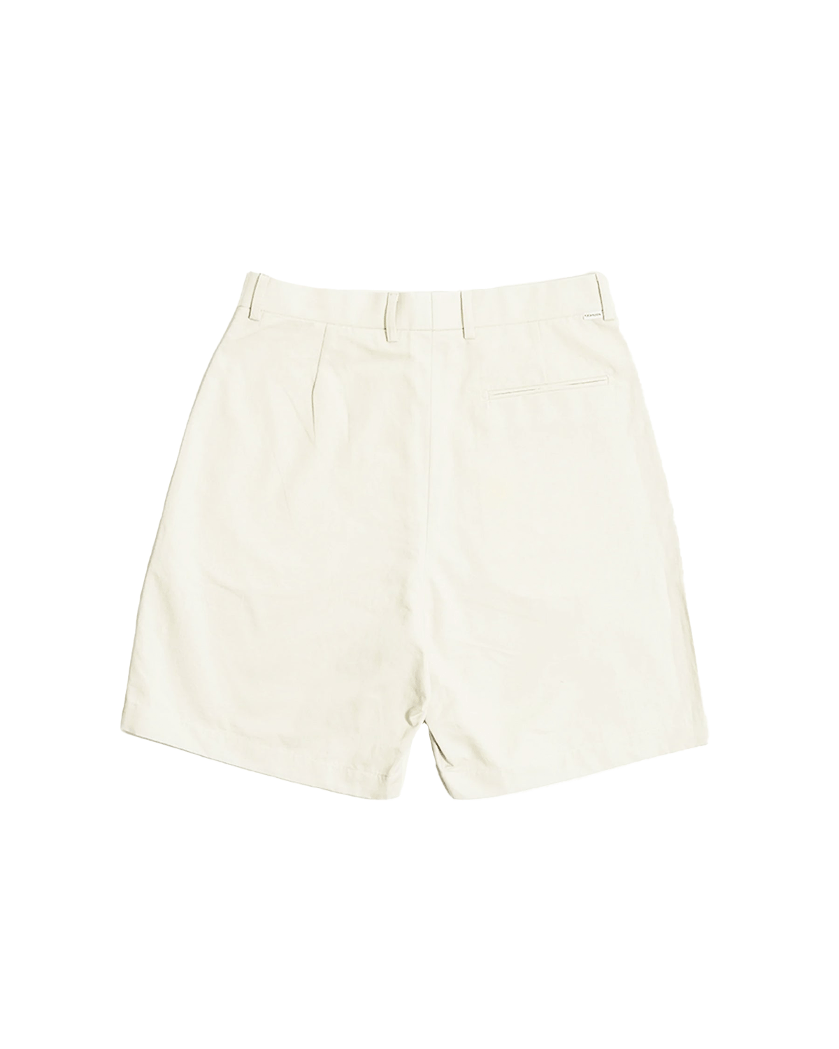 Flat Front Chino Shorts - Off White