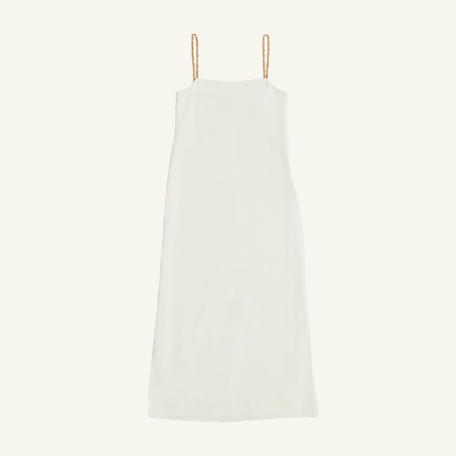 Helena Beaded Camisole Dress - Cream