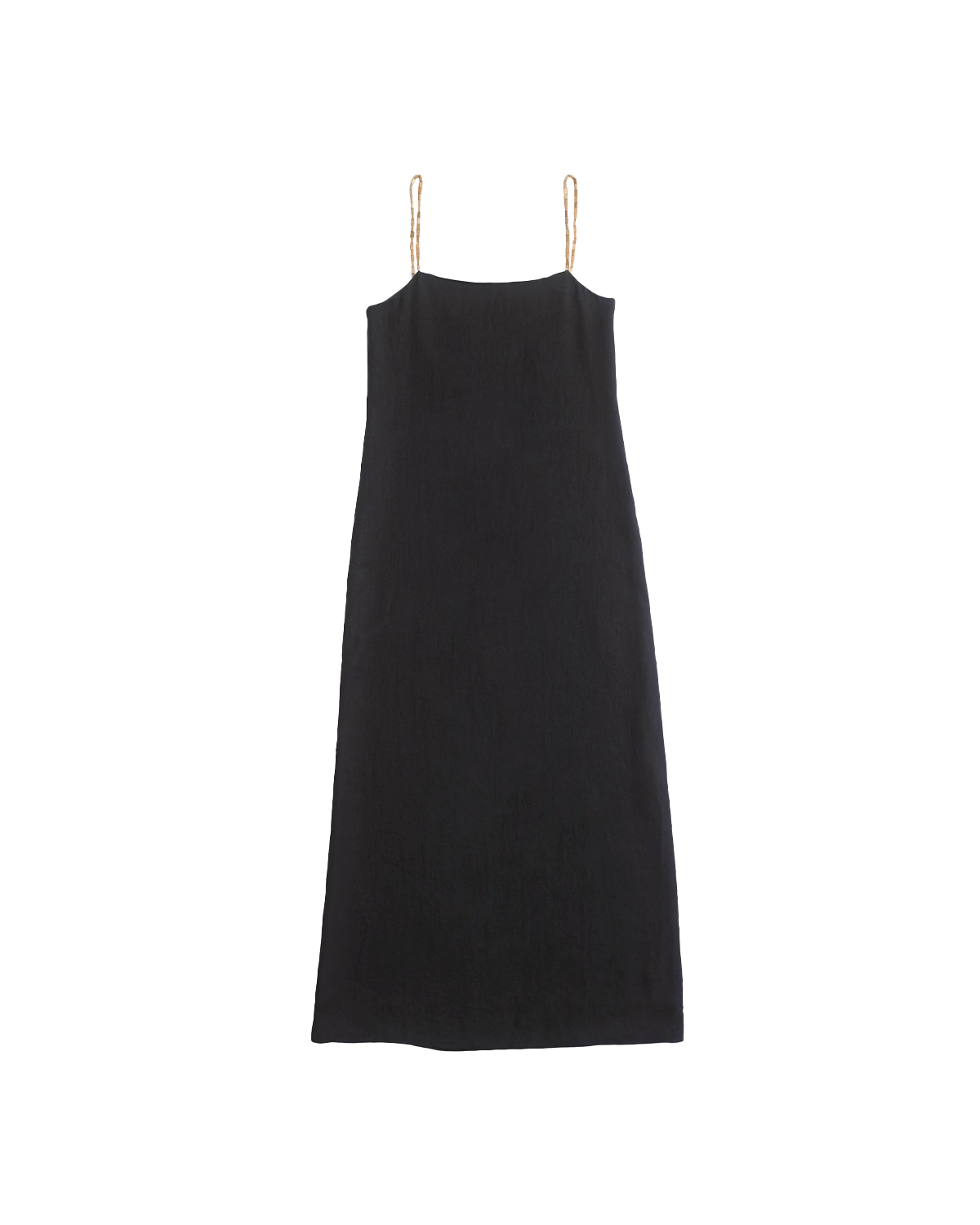 Helena Beaded Camisole Dress - Black