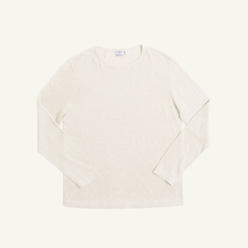 Off White Linen Sweater