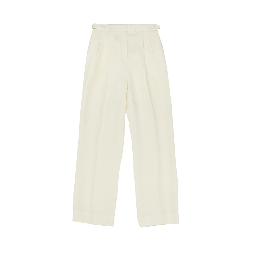 Off white sales linen trousers mens
