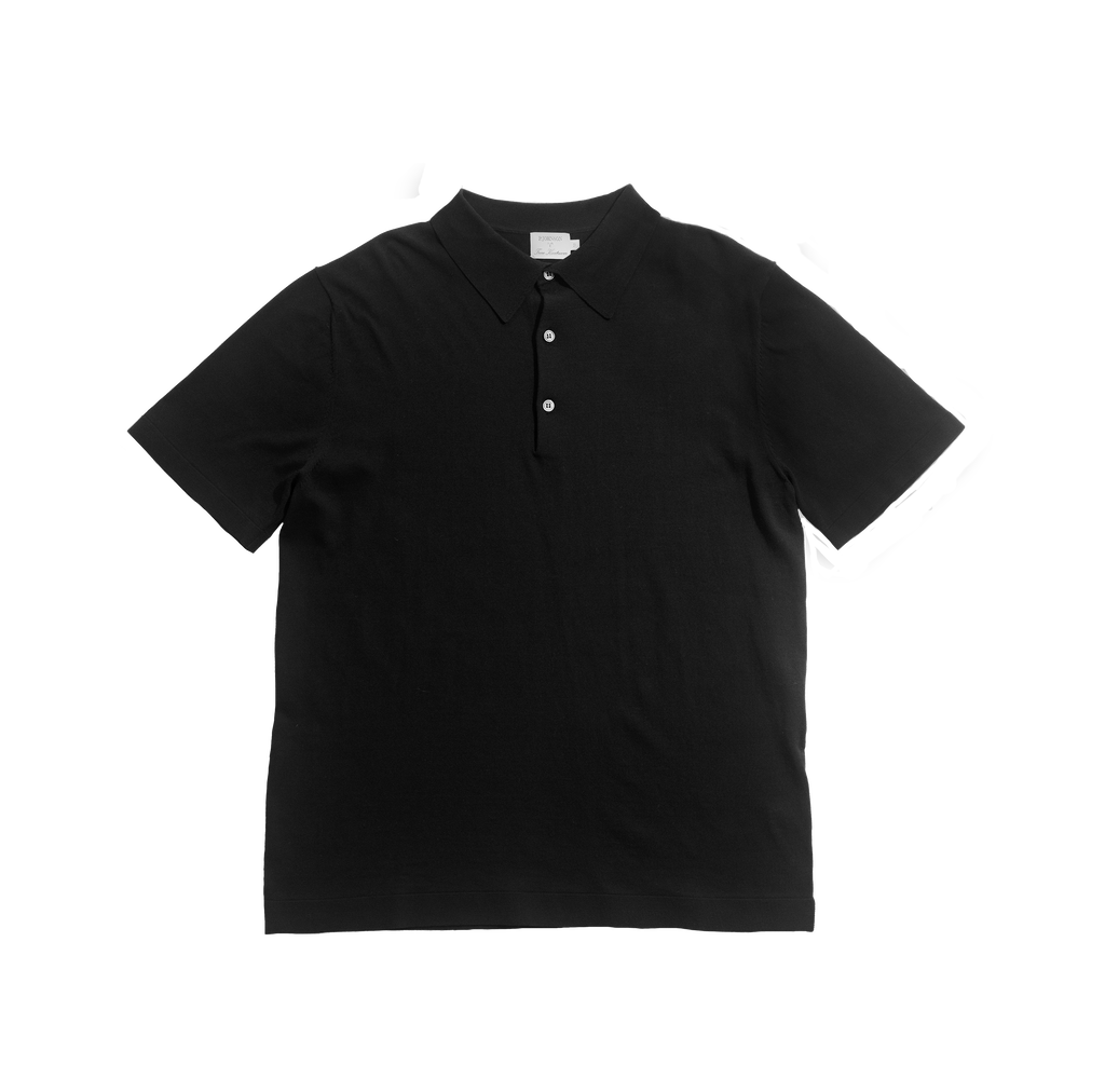 Black Ice Cotton Polo