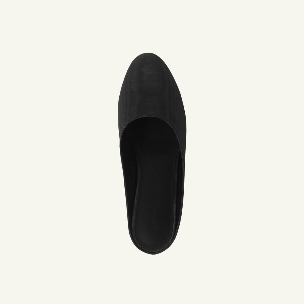 Moire Femme Mule - Black