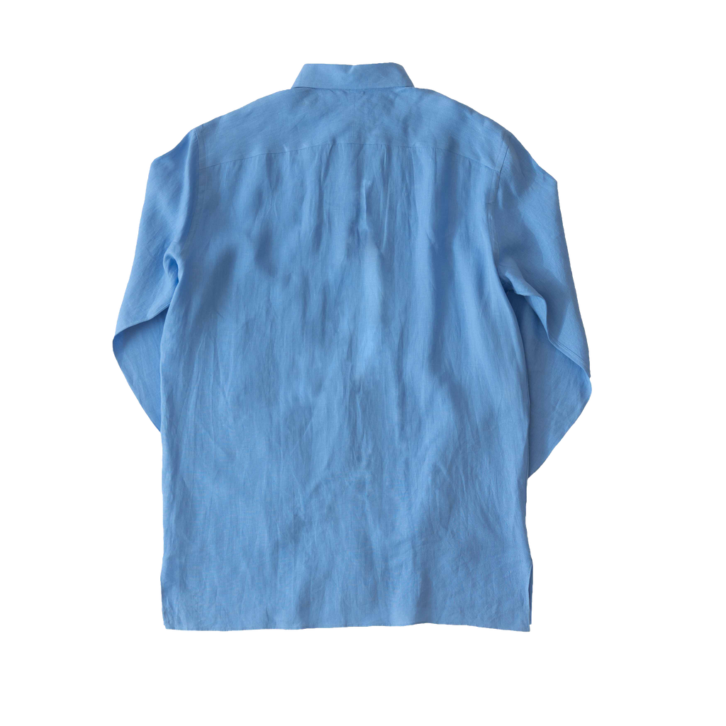 Cornflower Summer Linen Shirt