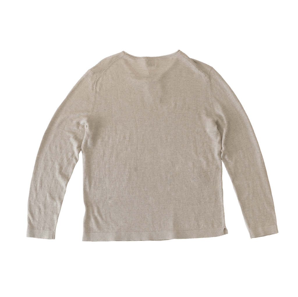 Taupe Linen Sweater