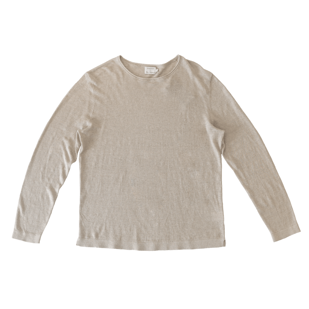 Taupe Linen Sweater