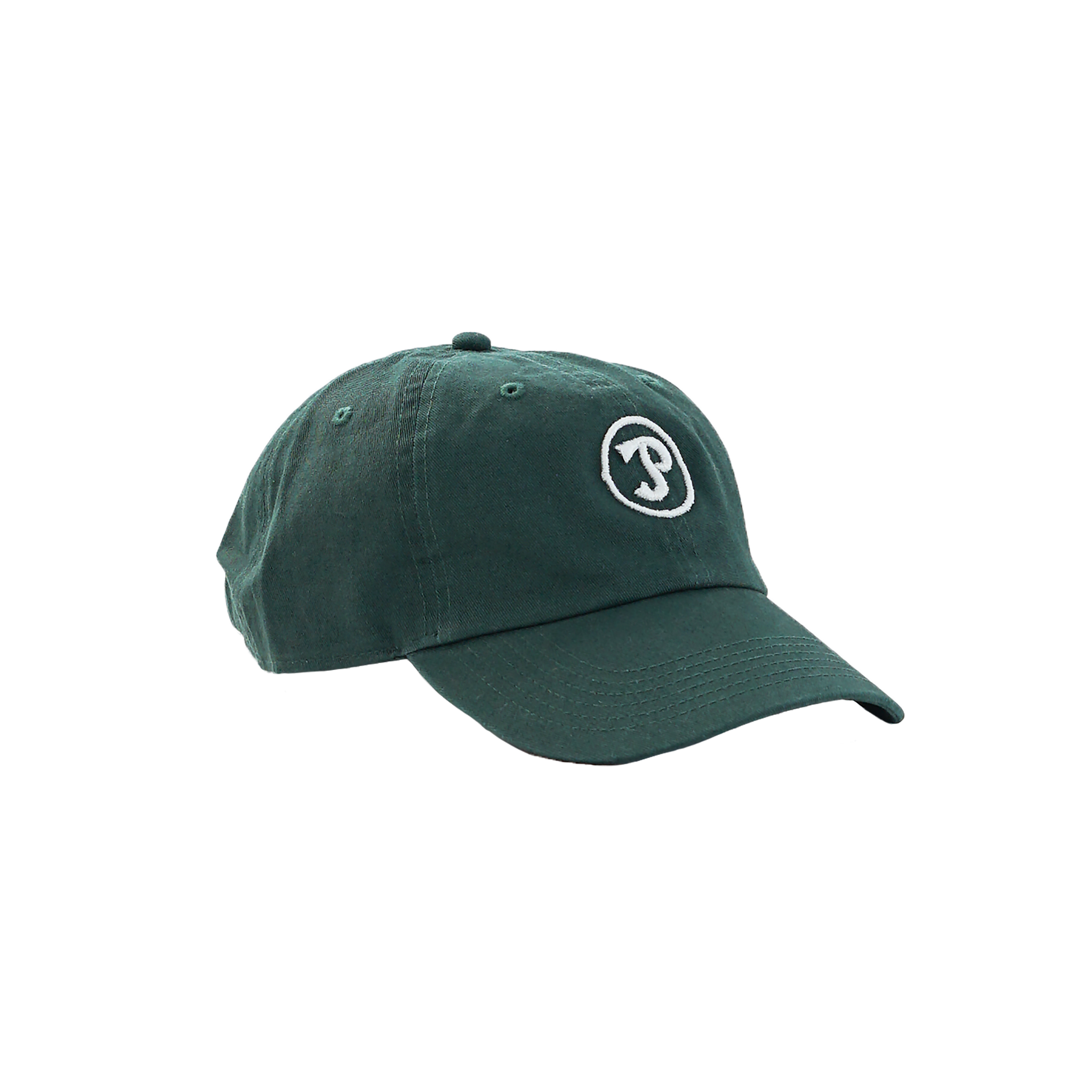 P Johnson Dartmouth Green Dad Cap with Sporting Logo