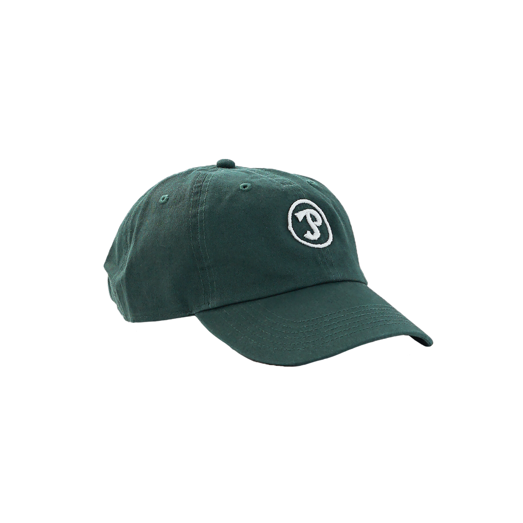 P Johnson Dartmouth Green Dad Cap with Sporting Logo