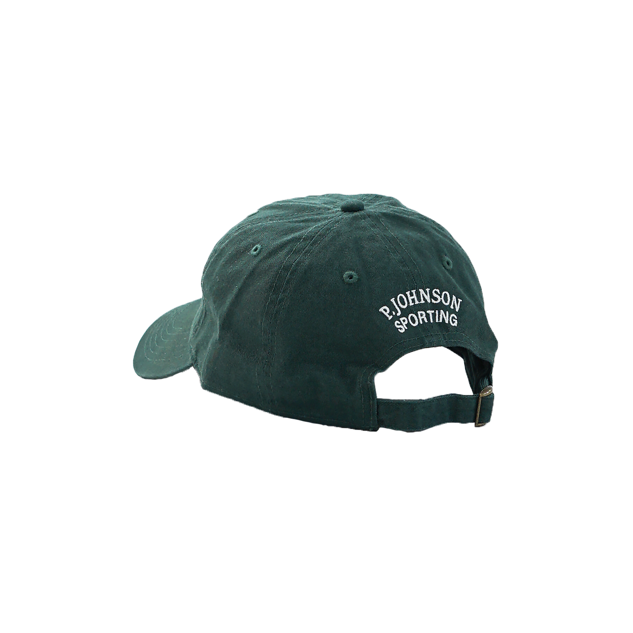 P Johnson Dartmouth Green Dad Cap with Sporting Logo