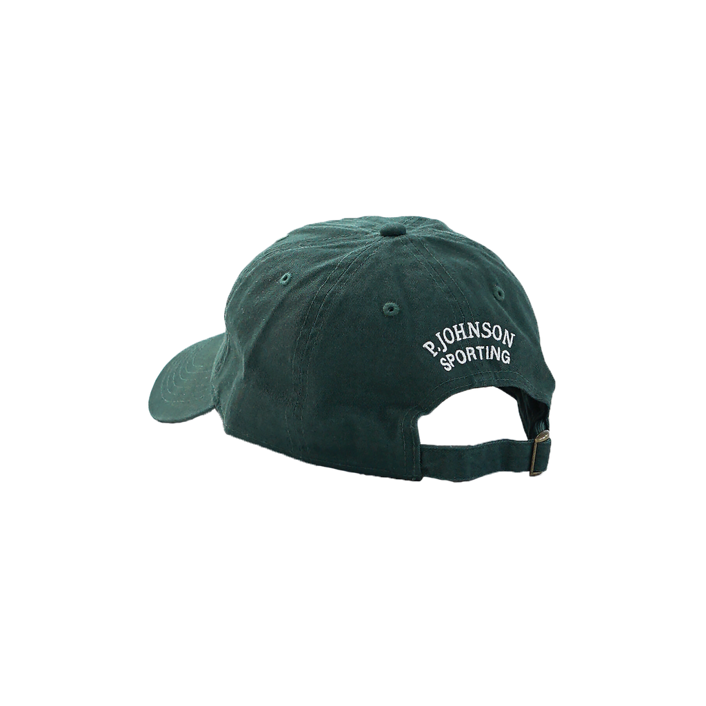 P Johnson Dartmouth Green Dad Cap with Sporting Logo
