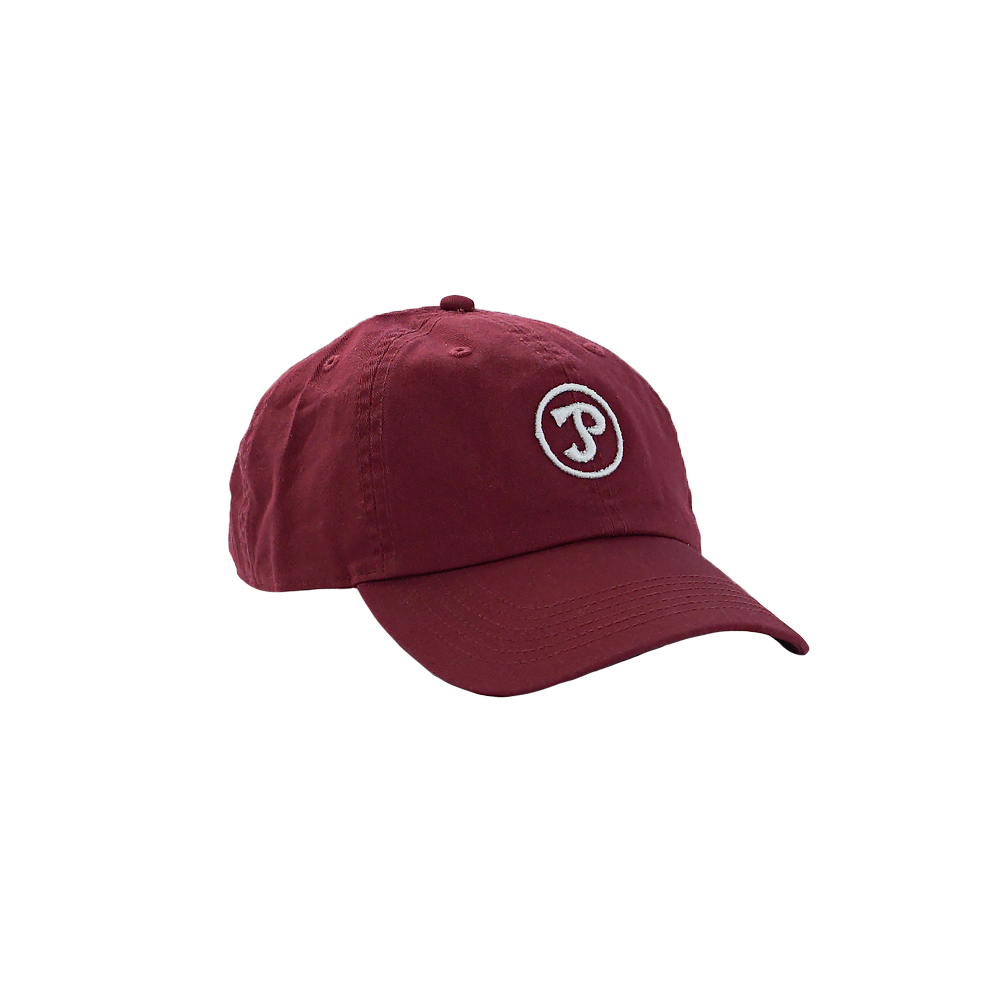 P Johnson Wine Dad Cap with Sporting Logo