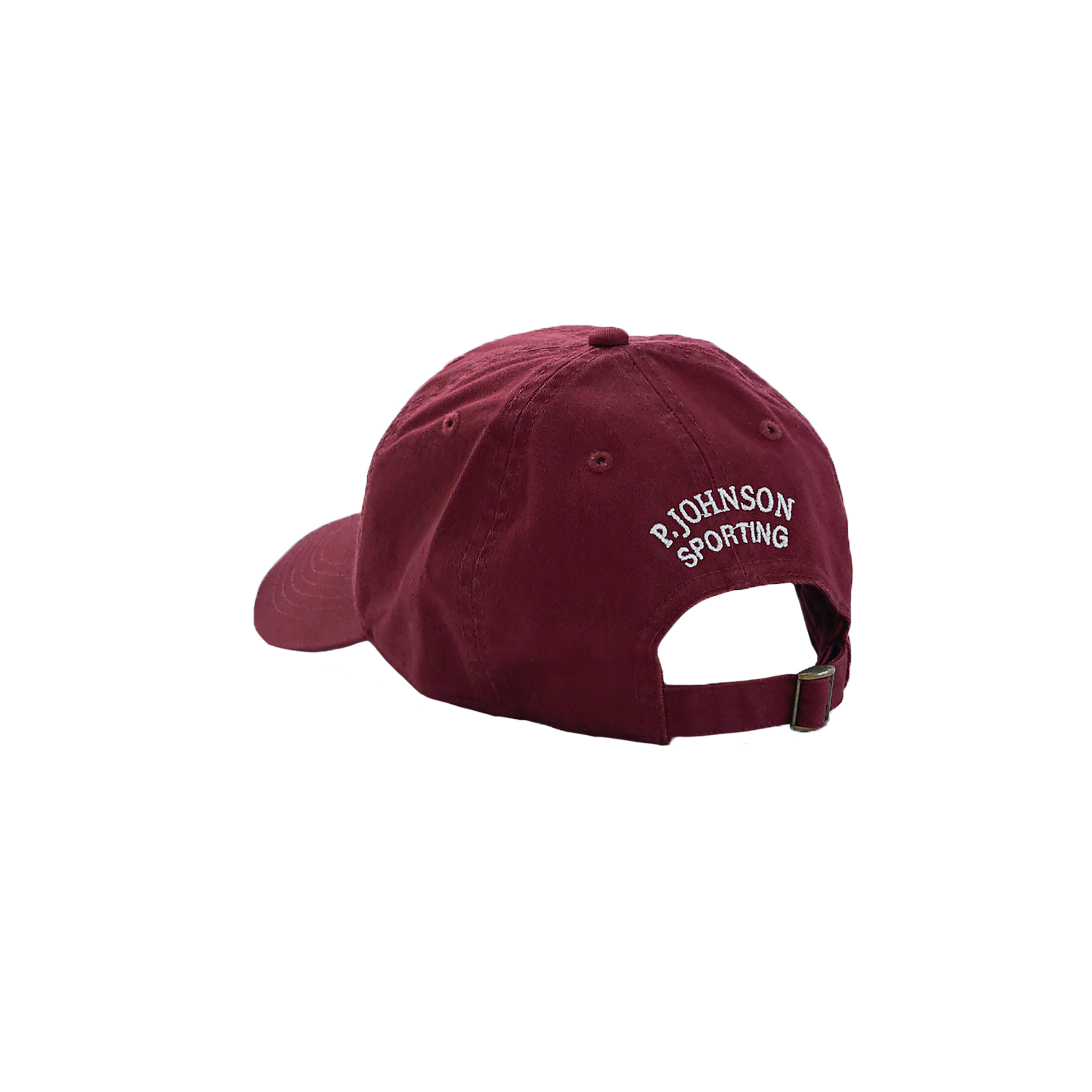 P Johnson Wine Dad Cap with Sporting Logo