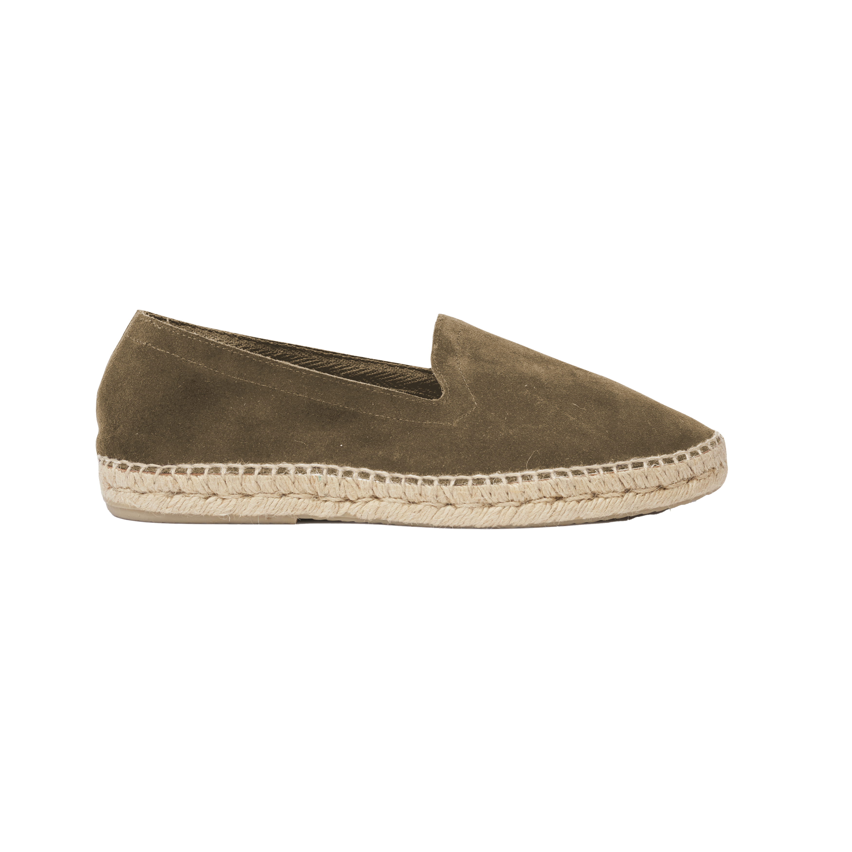 Khaki Suede Espadrille